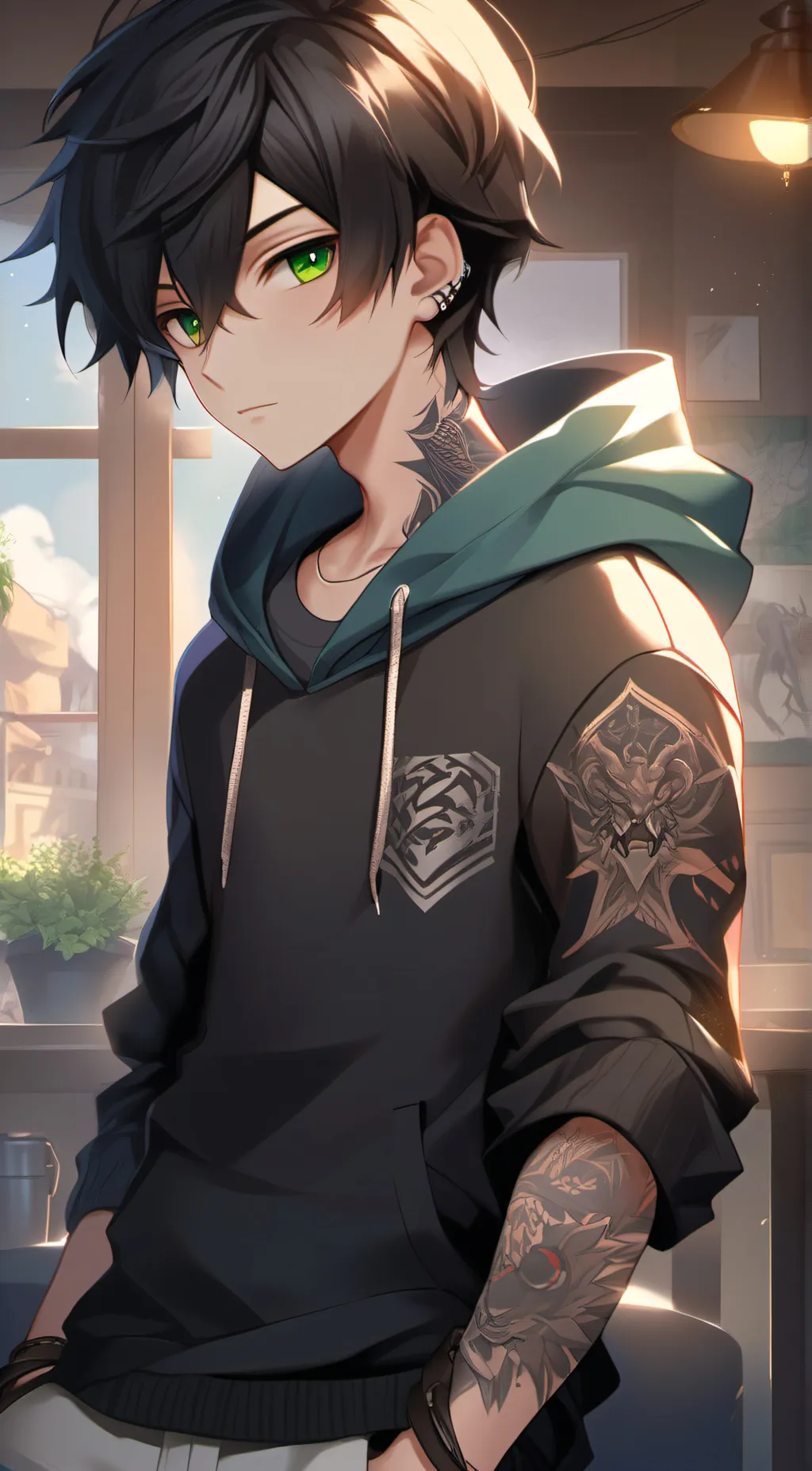 ai character: /\°/\David/\°/\ background