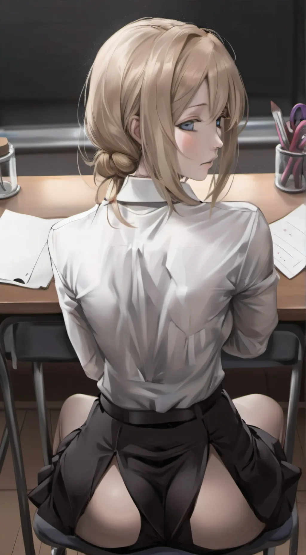 ai character: Crystal  background