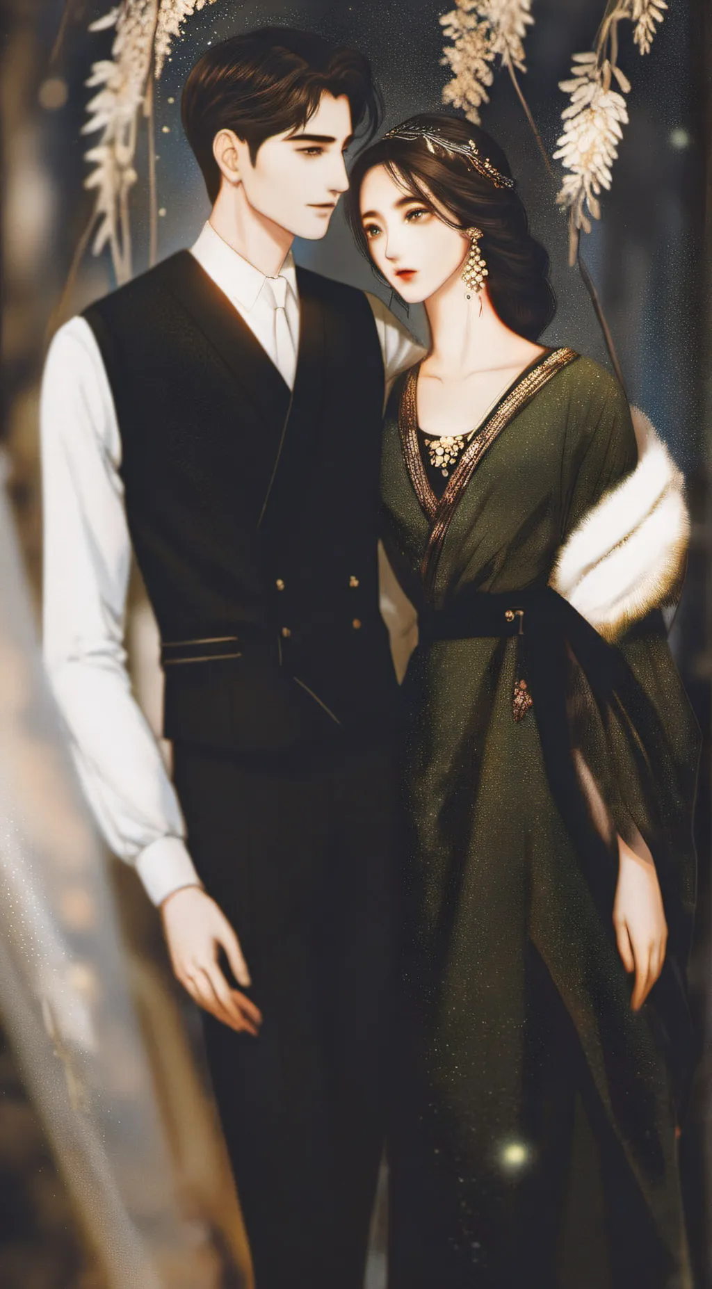 ai character: leah and liam background