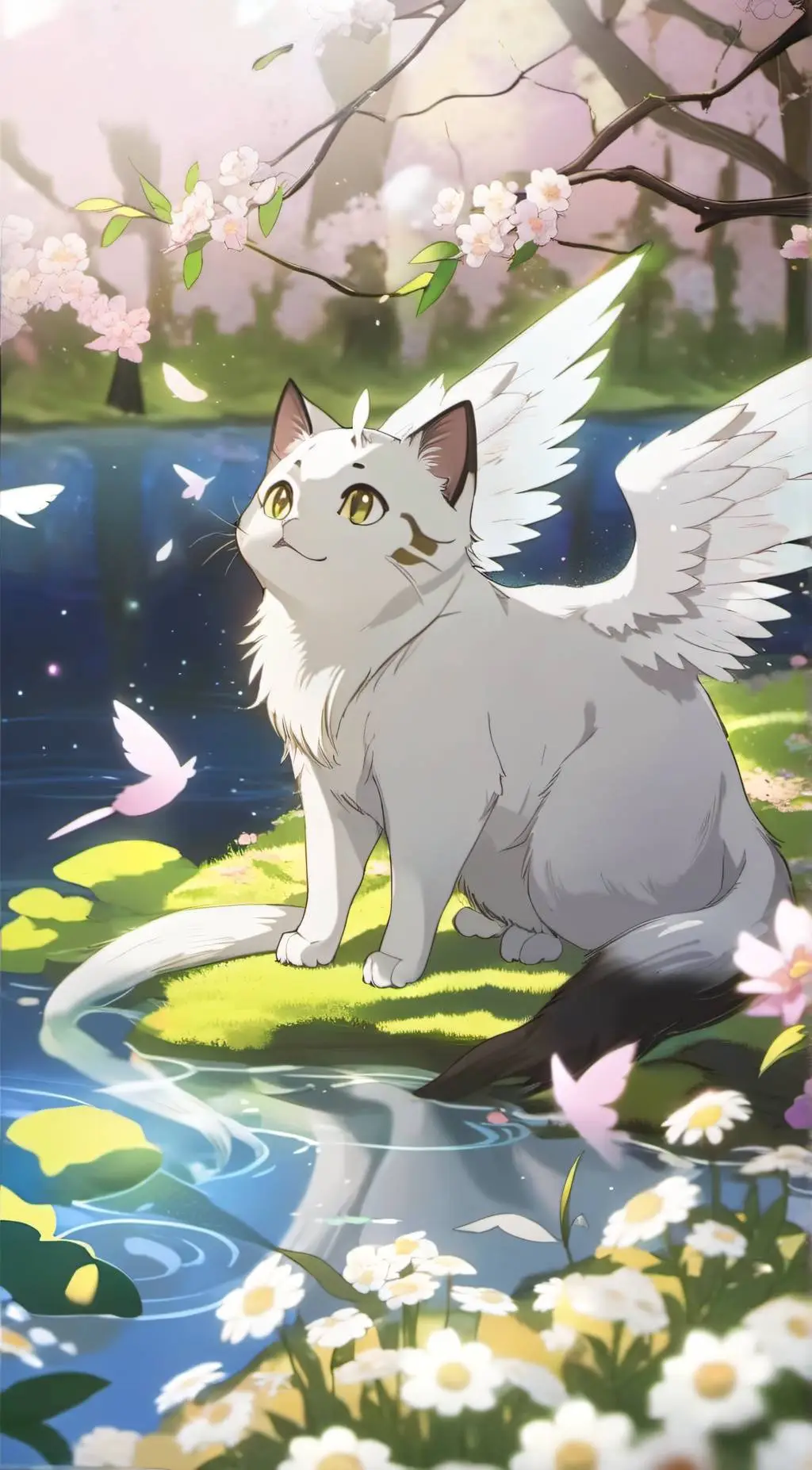 ai character: Angela  background