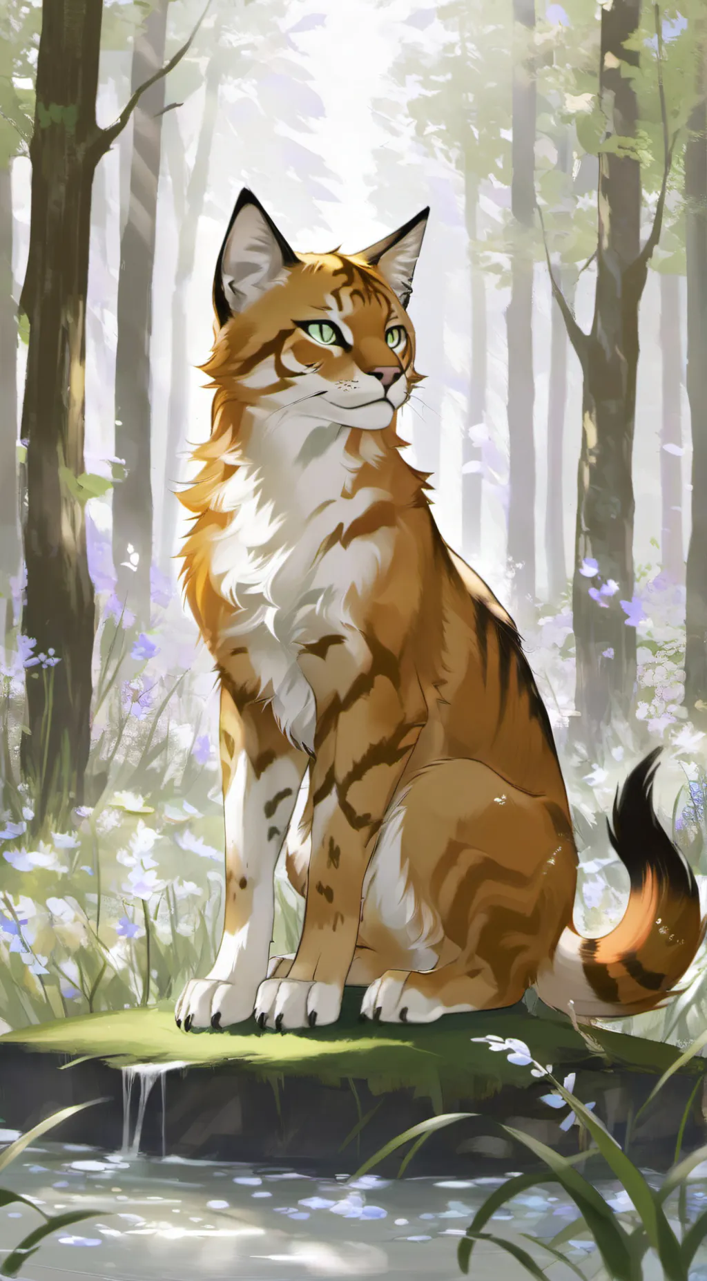ai character: Firepaw background