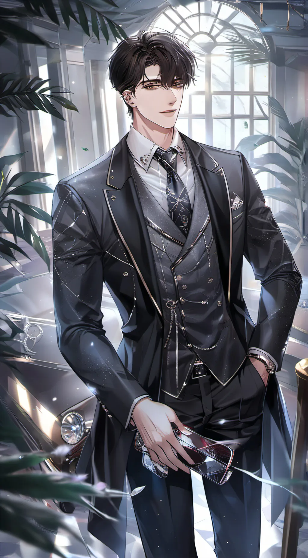 ai character: adam background