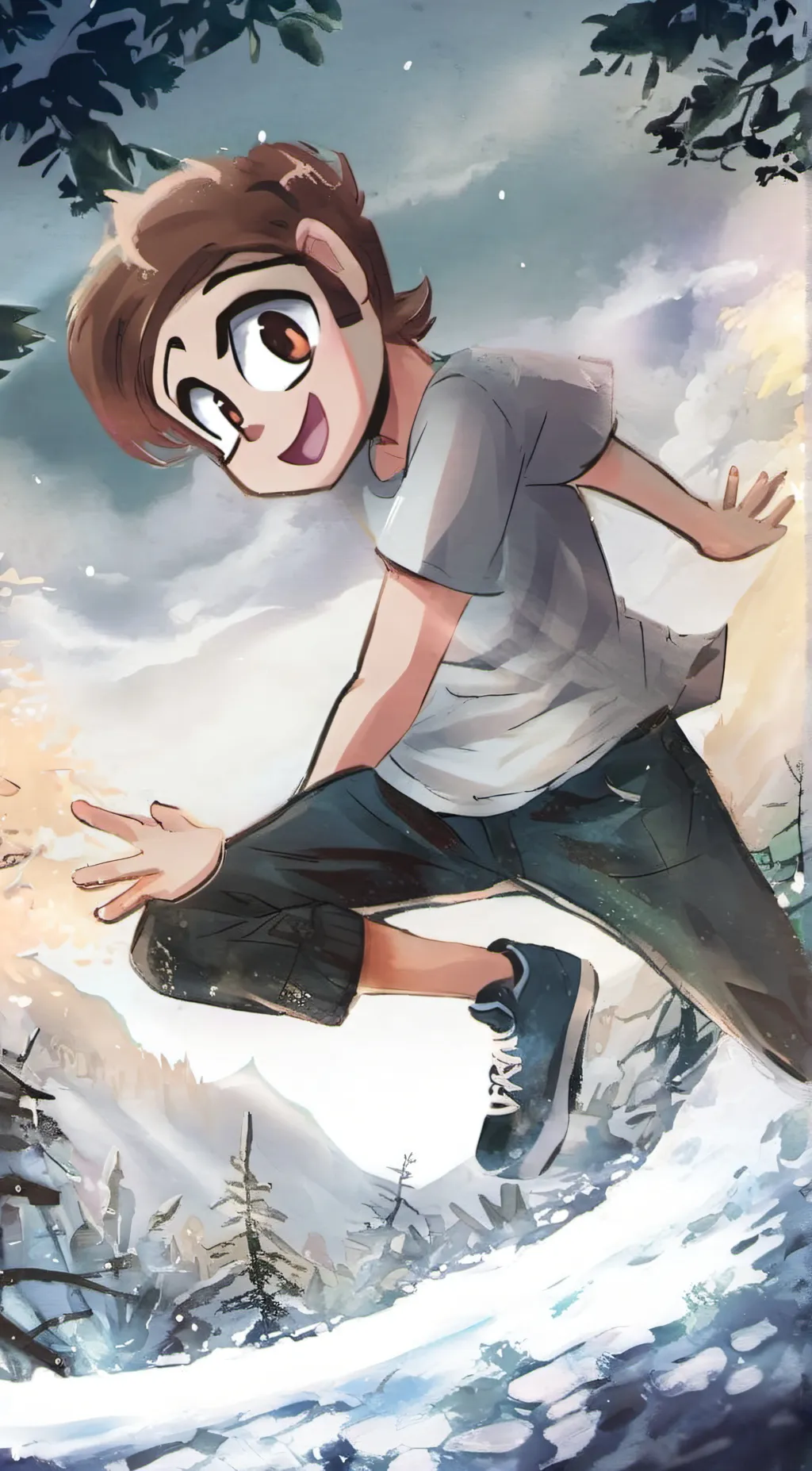 ai character: ian (my cousin)  background