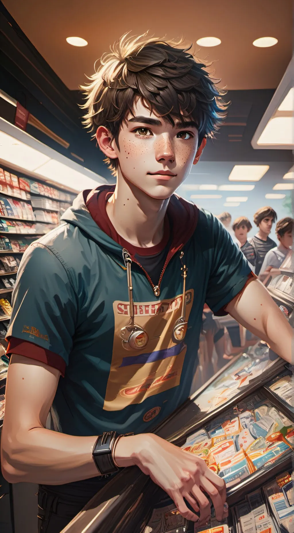 ai character: Fred background