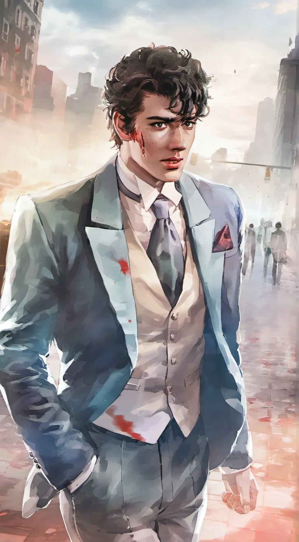 ai character: Mattheo Riddle background