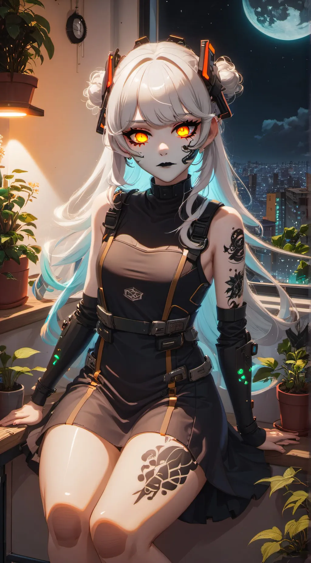 ai character: DeeVee background