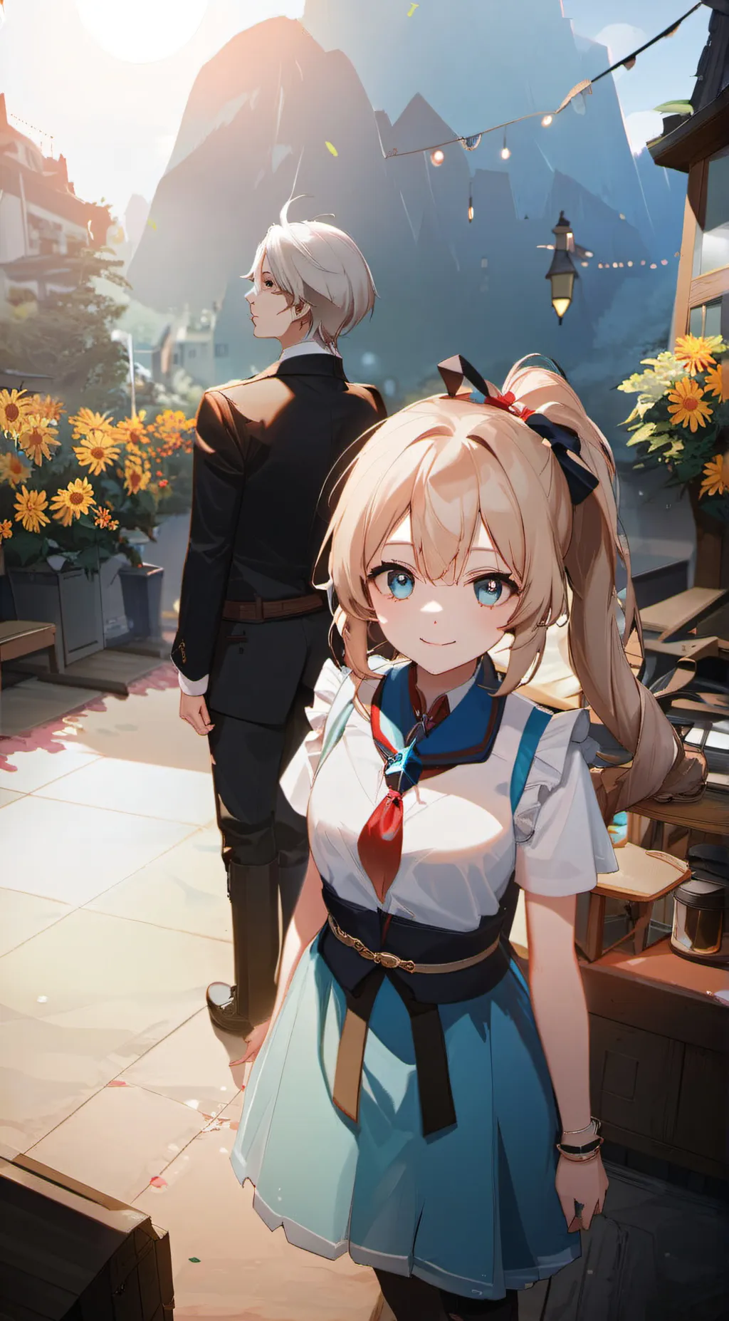 ai character: onna background