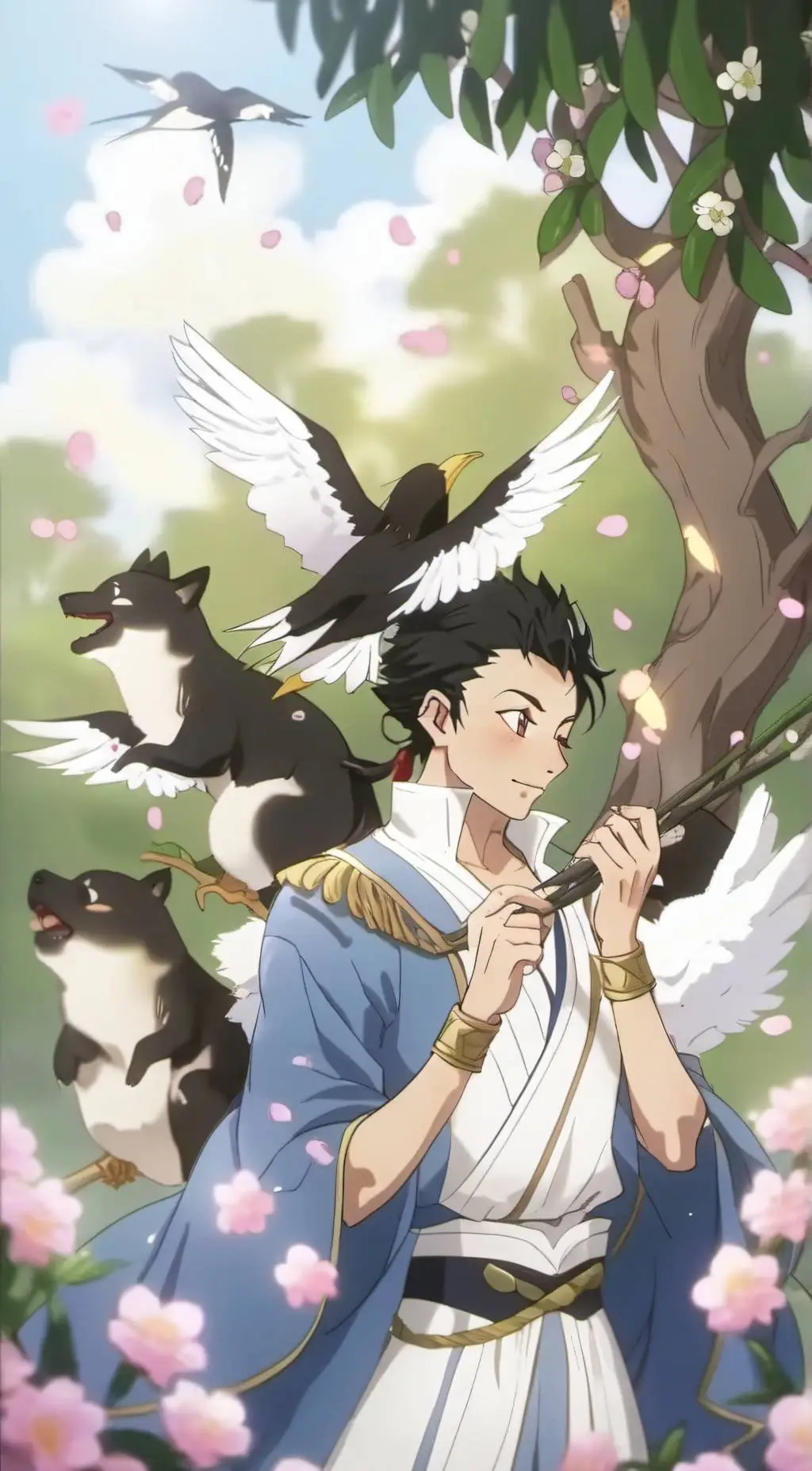 ai character: Hashira as CATS background