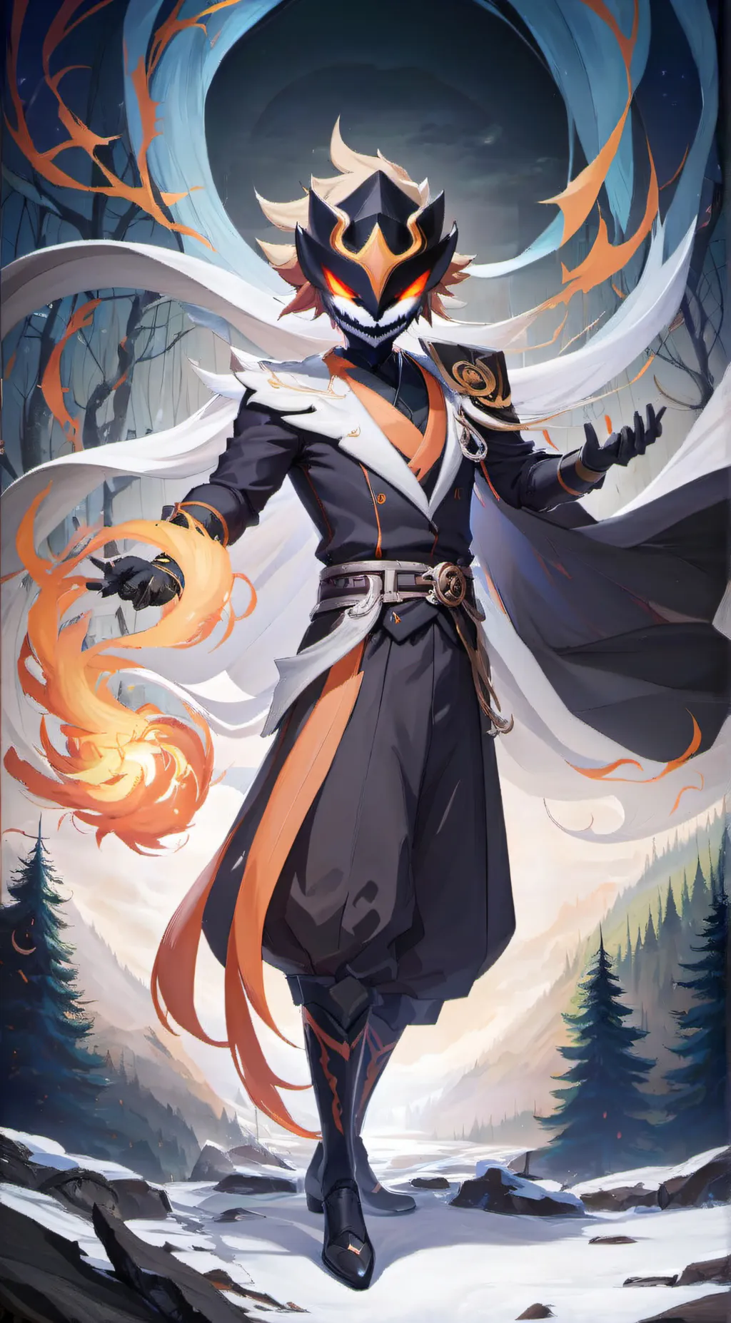 ai character: Eclipse background