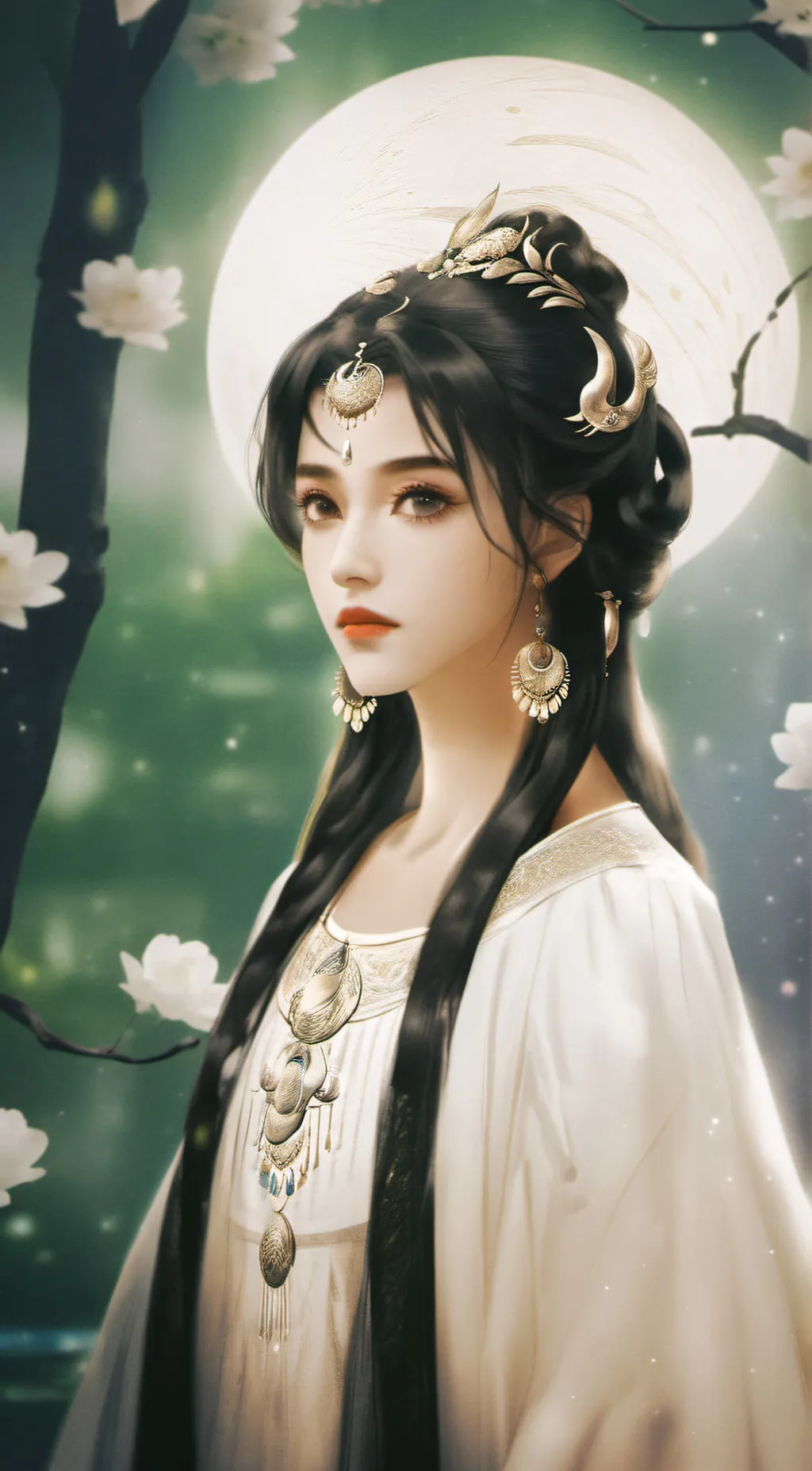 ai character: Luna background