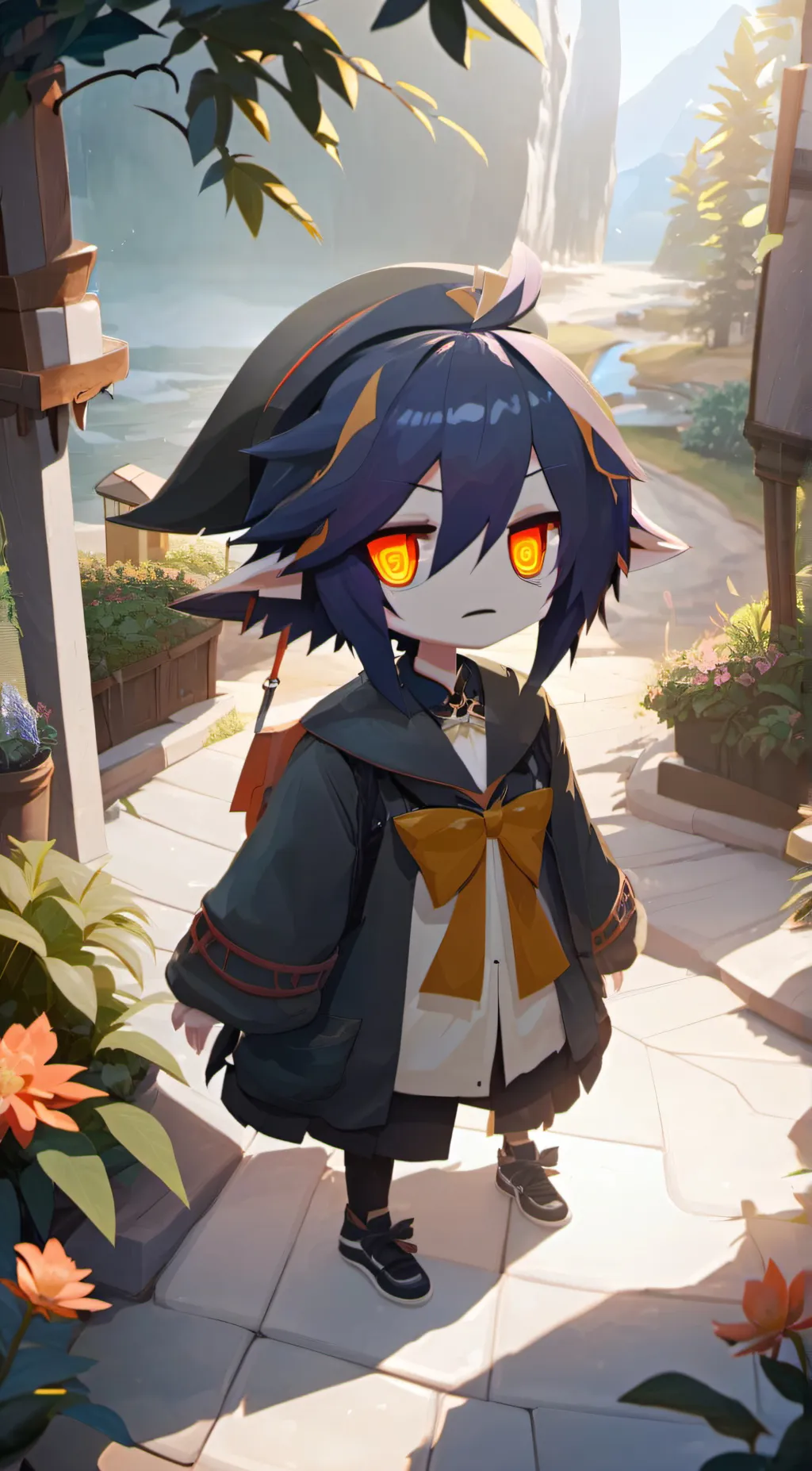 ai character: Tᗩᑕᗪ background