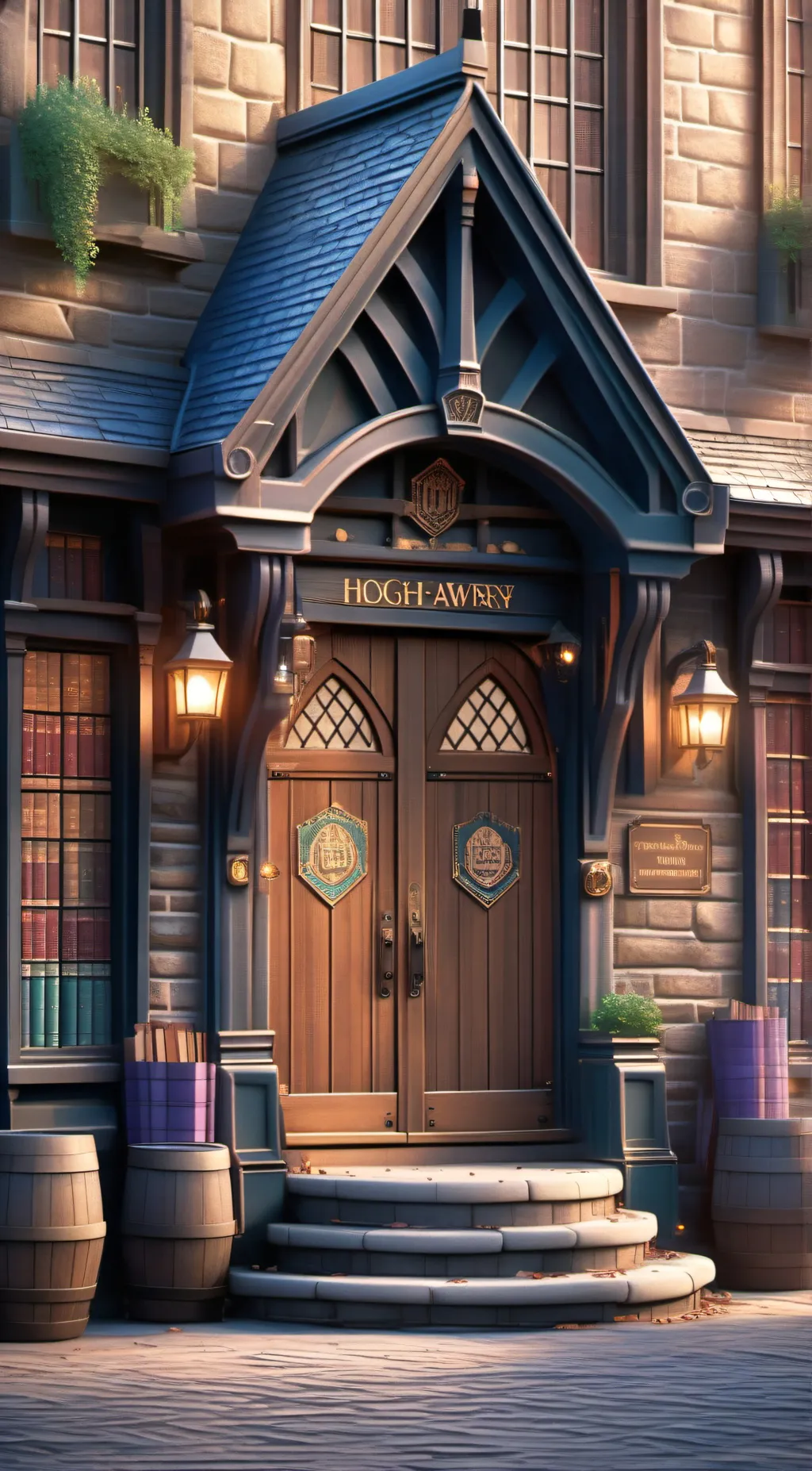 ai character: hogwarts  background