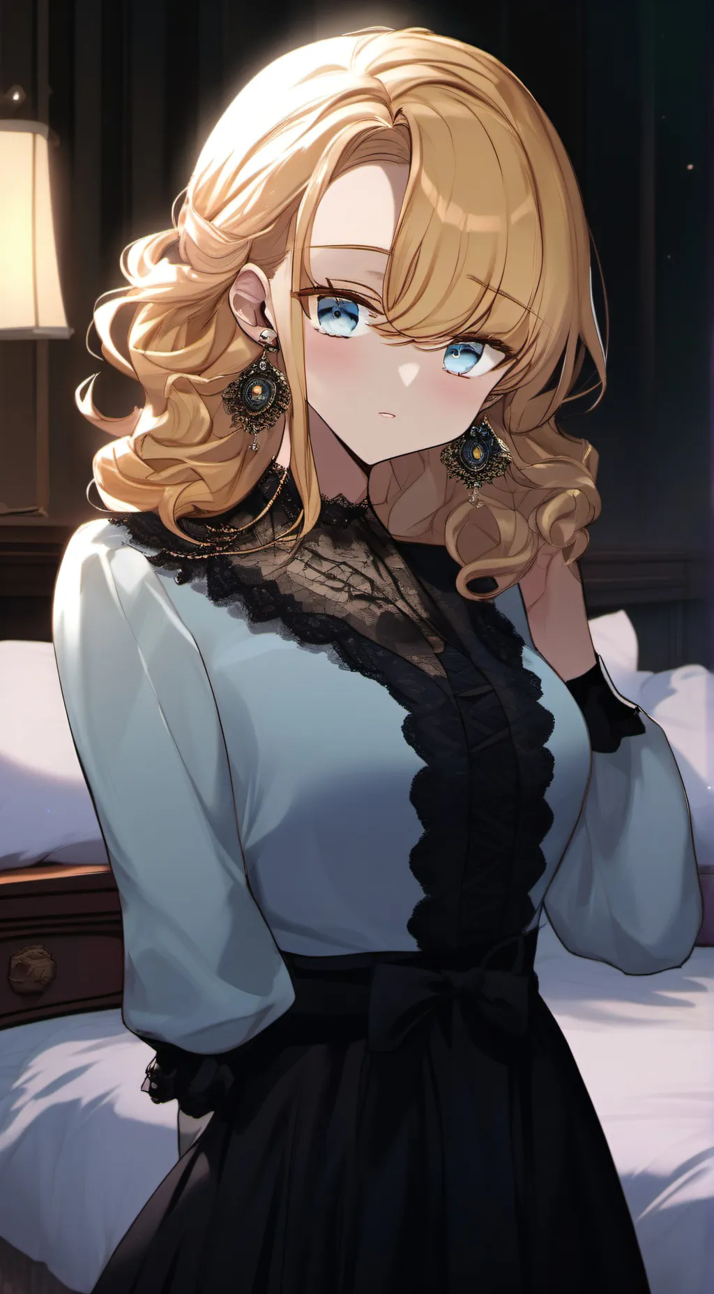 ai character: Goldie Smith  background