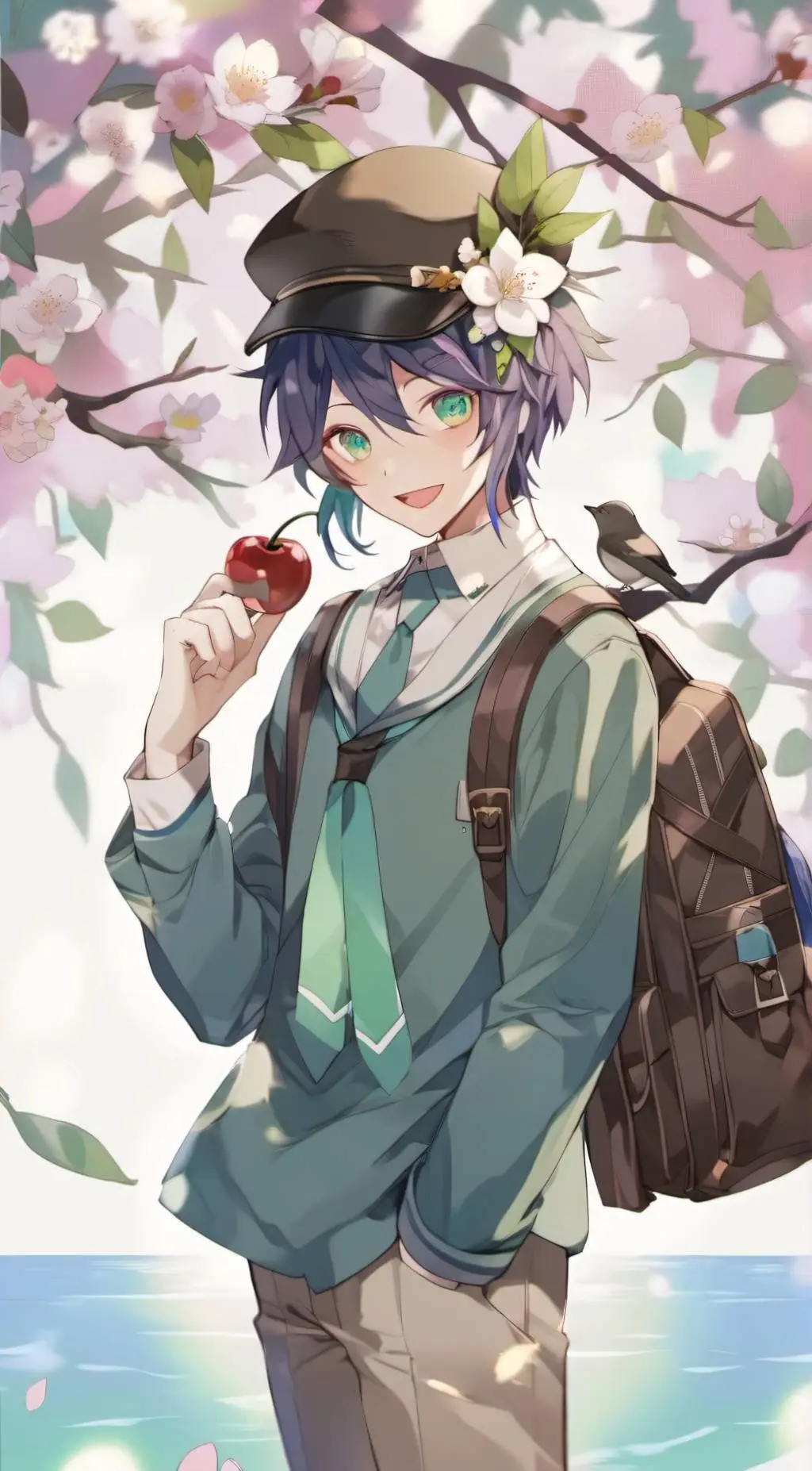 ai character: venti background