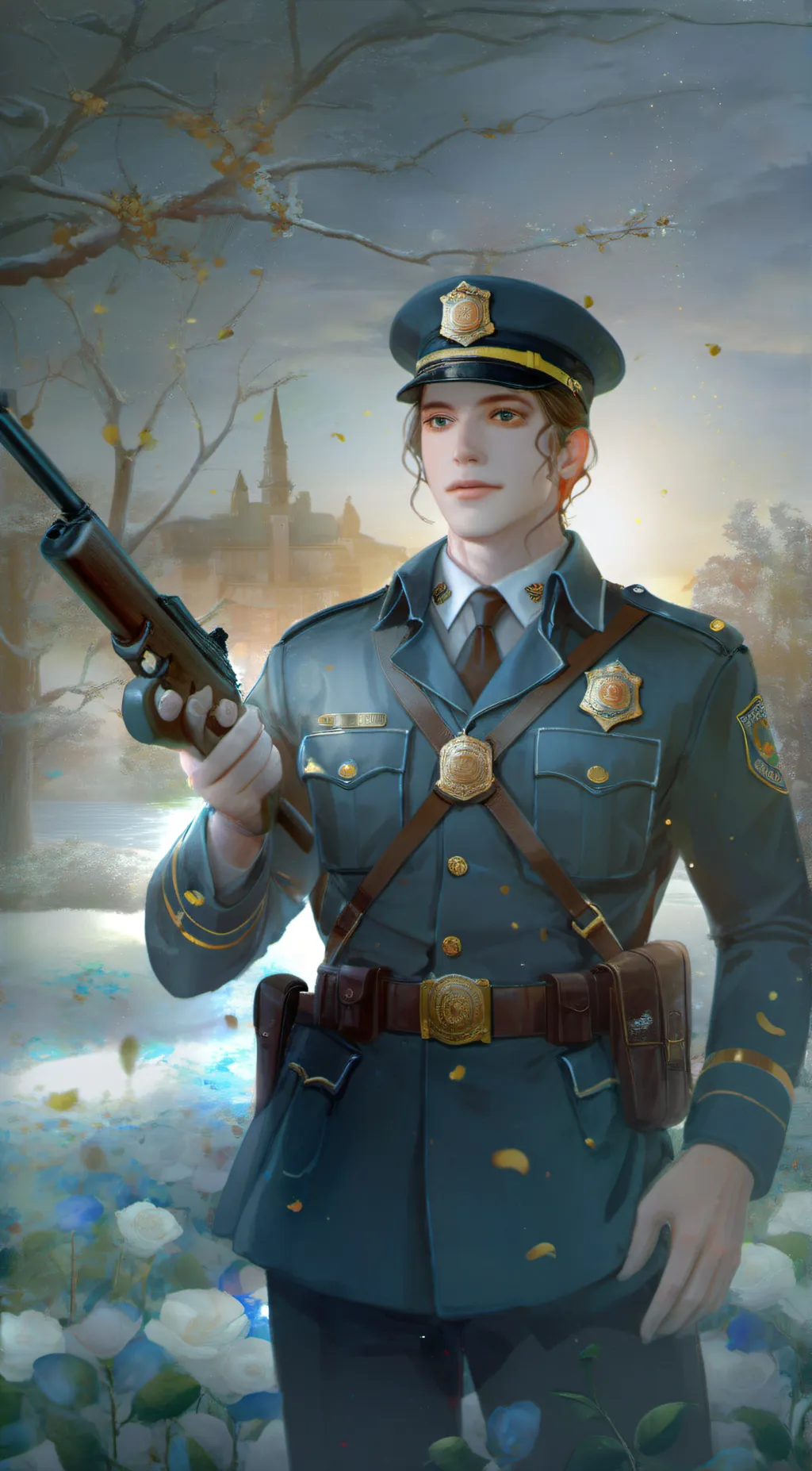 ai character: mark background