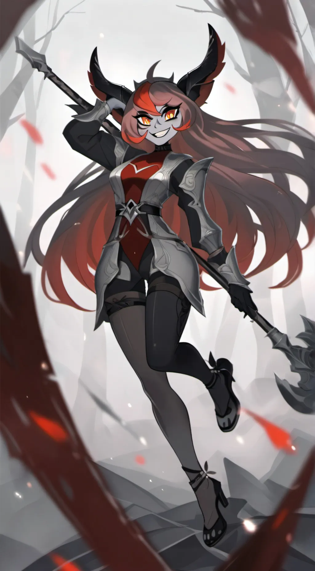 ai character: Velvet background