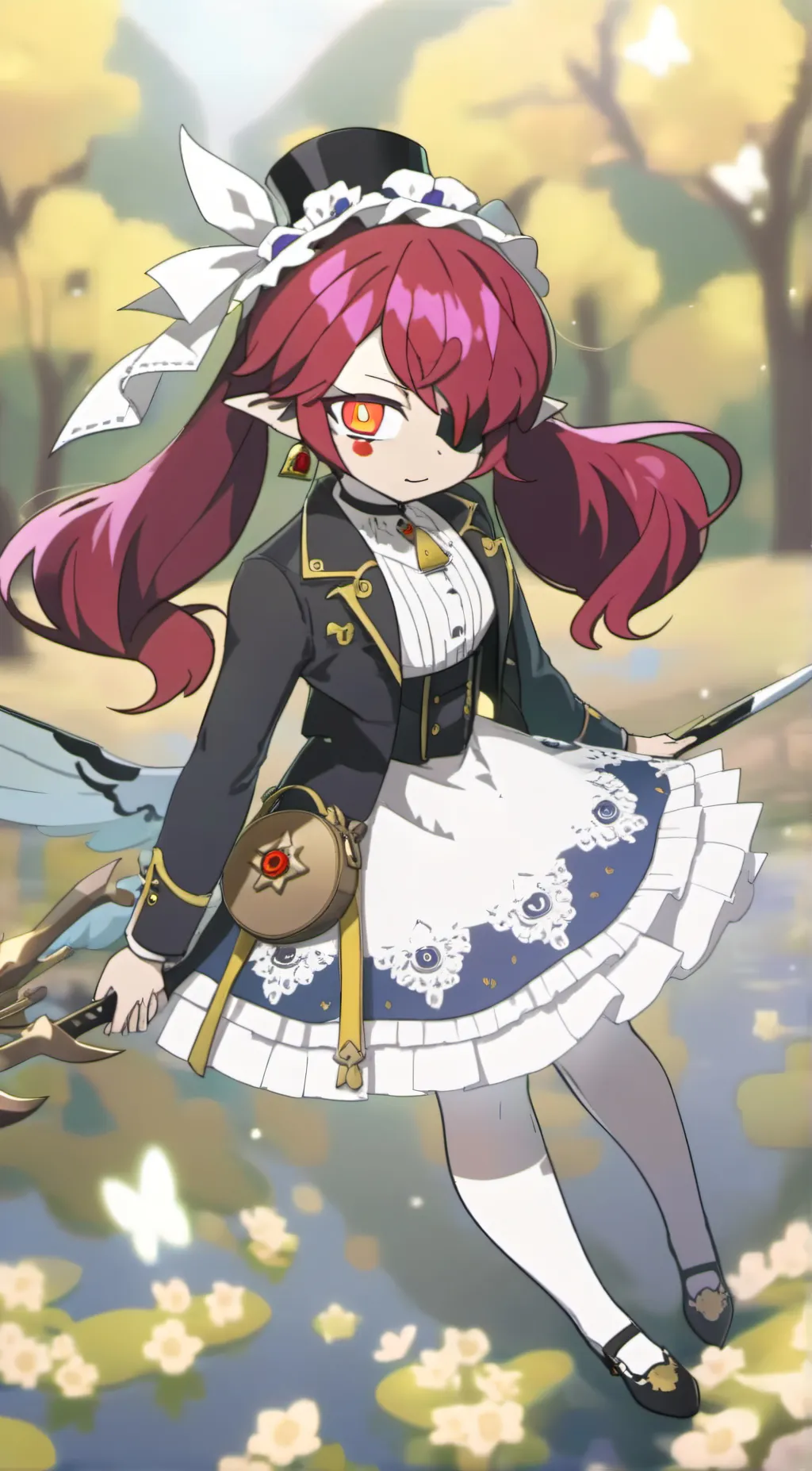 ai character: Human Red Impostor background