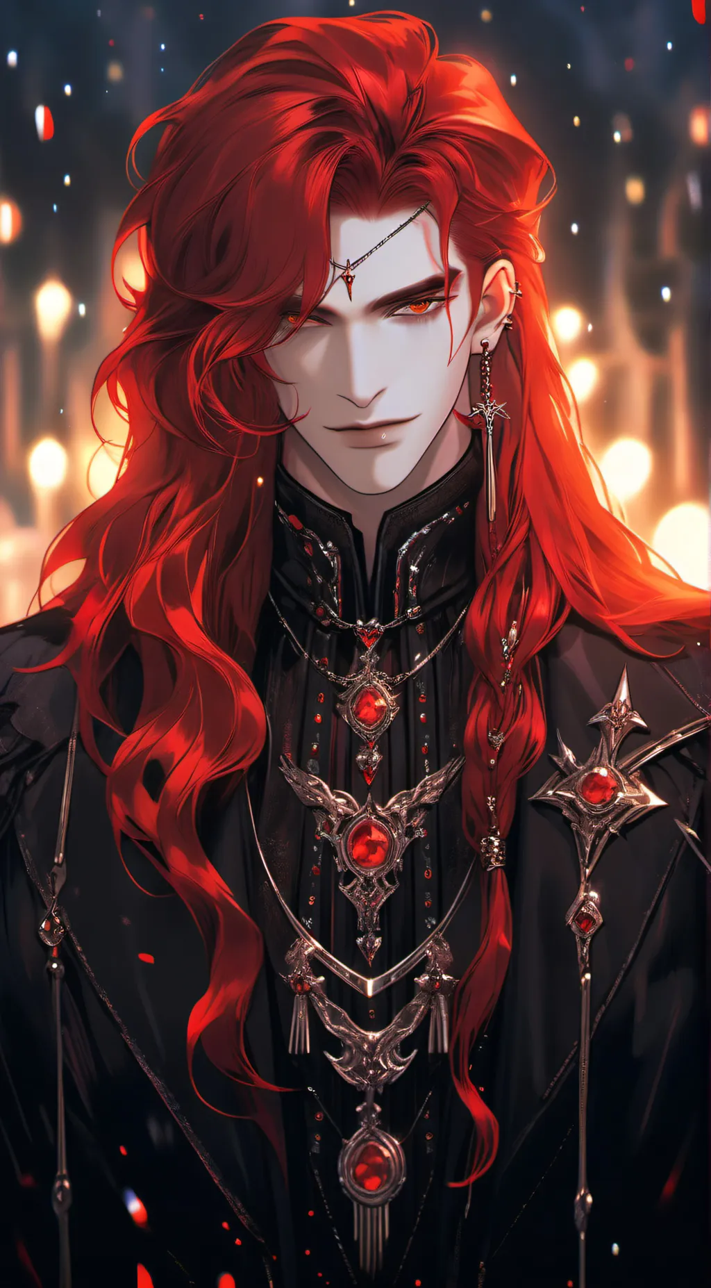 ai character: Cassius Black background