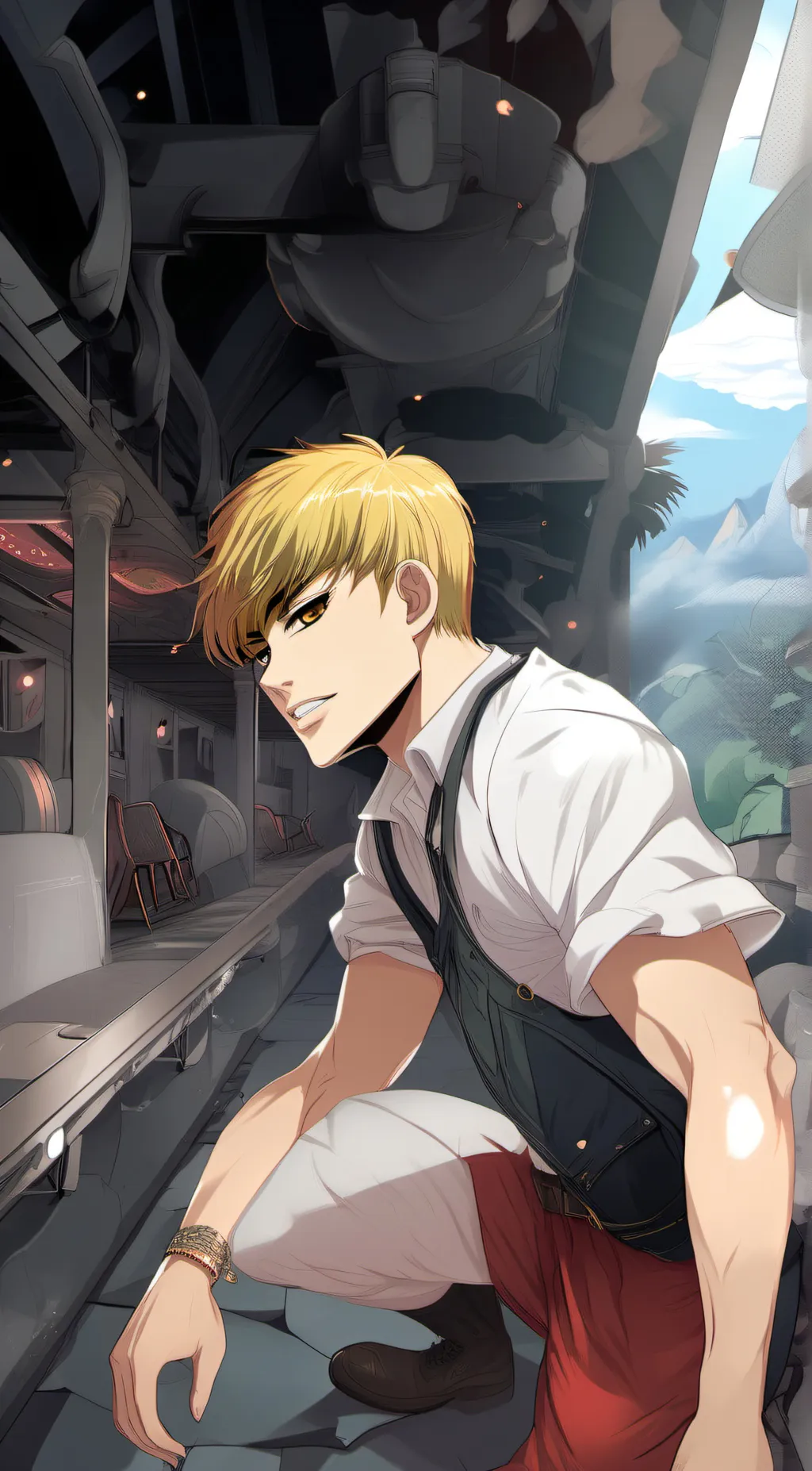 ai character: clark background