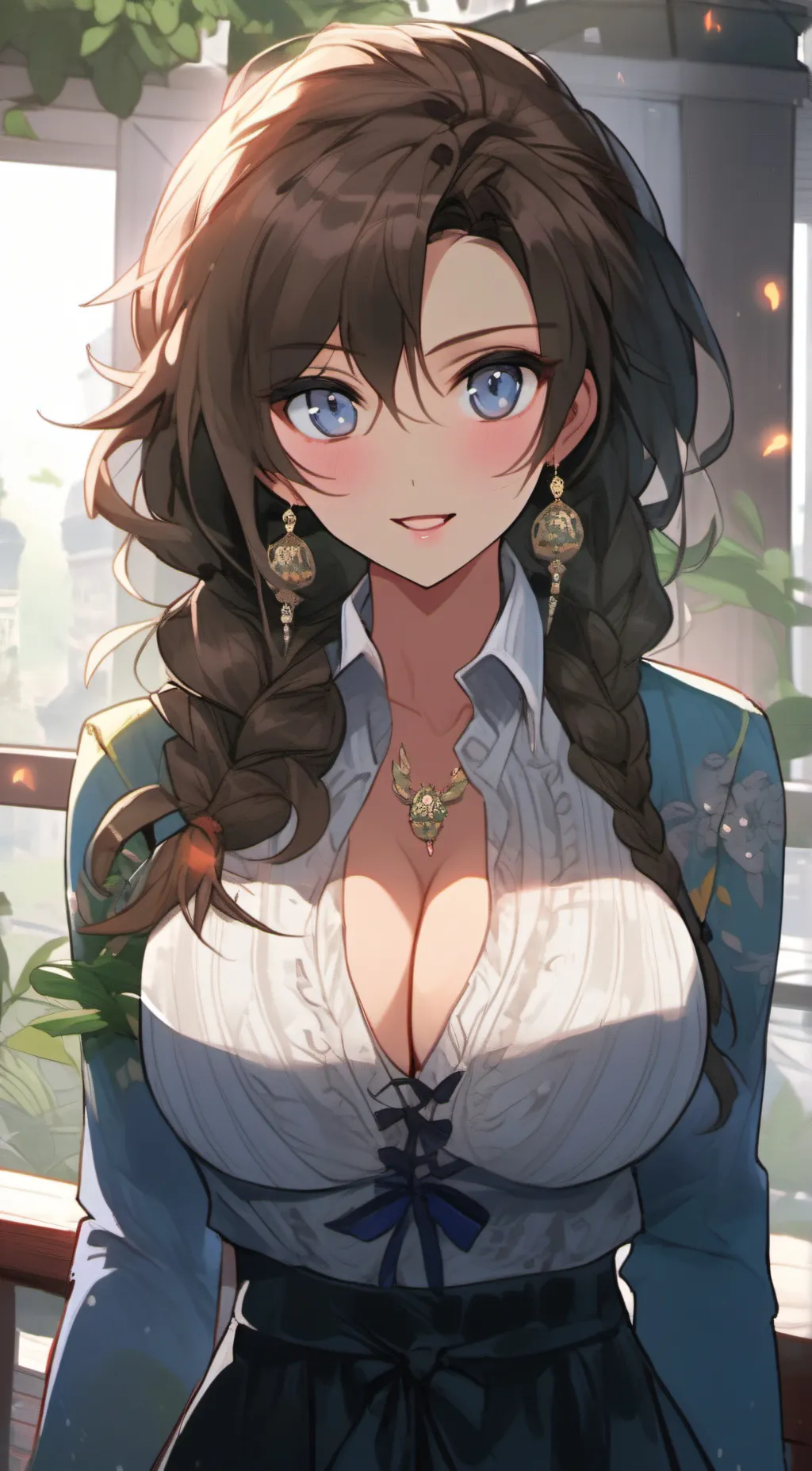 ai character: Daniela  background