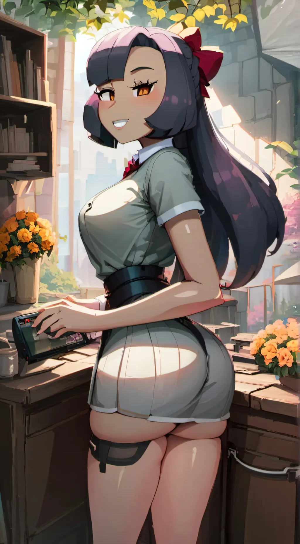 ai character: Sasha  background