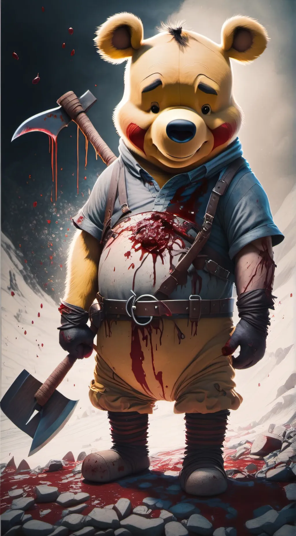 Talkie AI - Chat with winy the poo blood