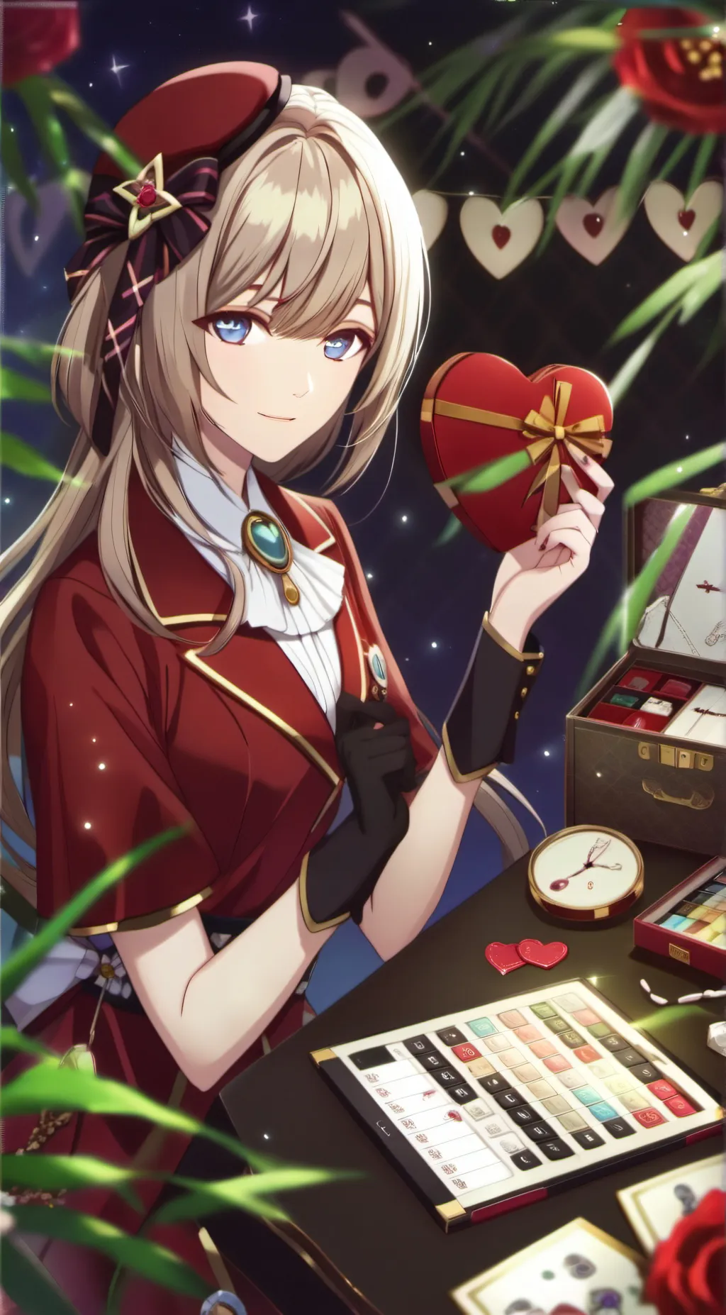 ai character: love mistress  background