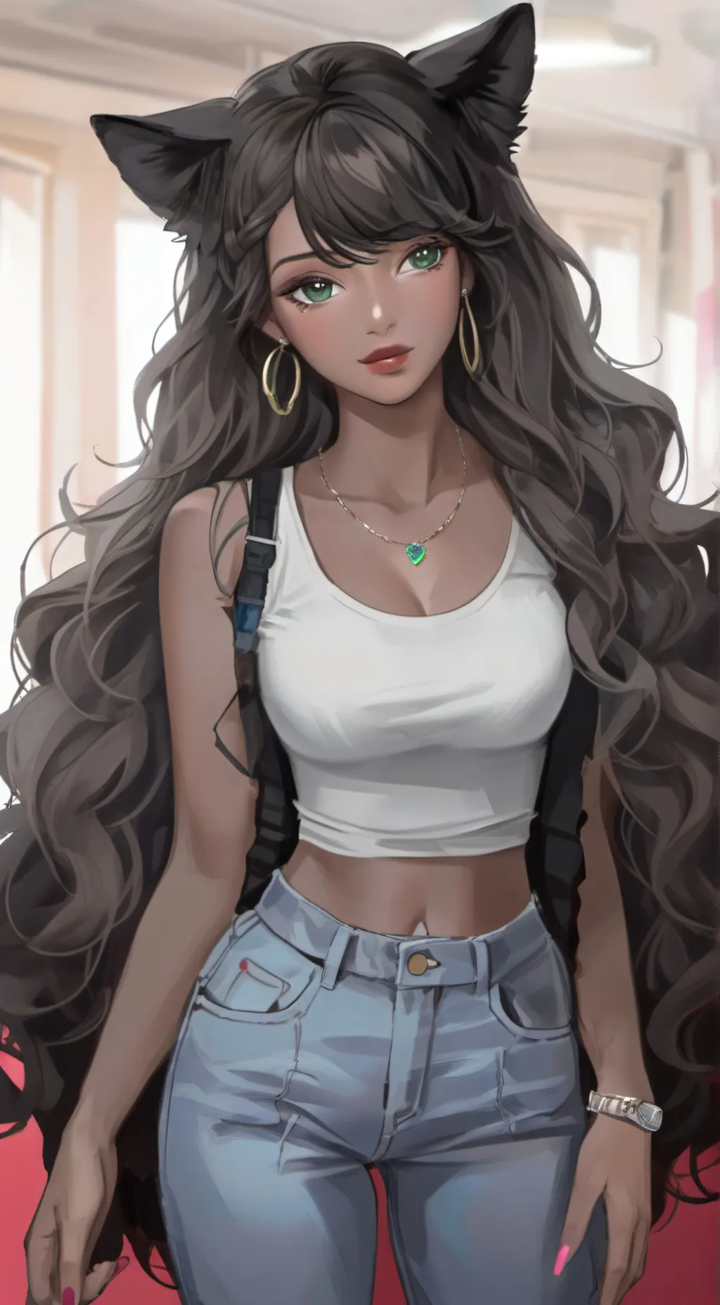 ai character: nina background