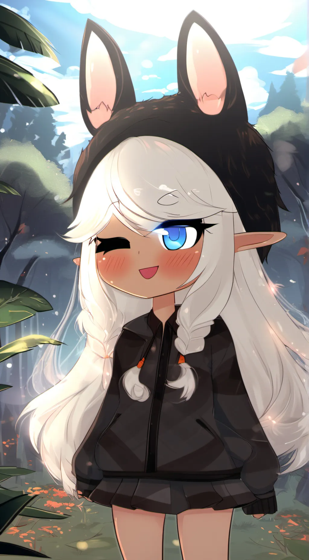 ai character: Cinnamanroll  background