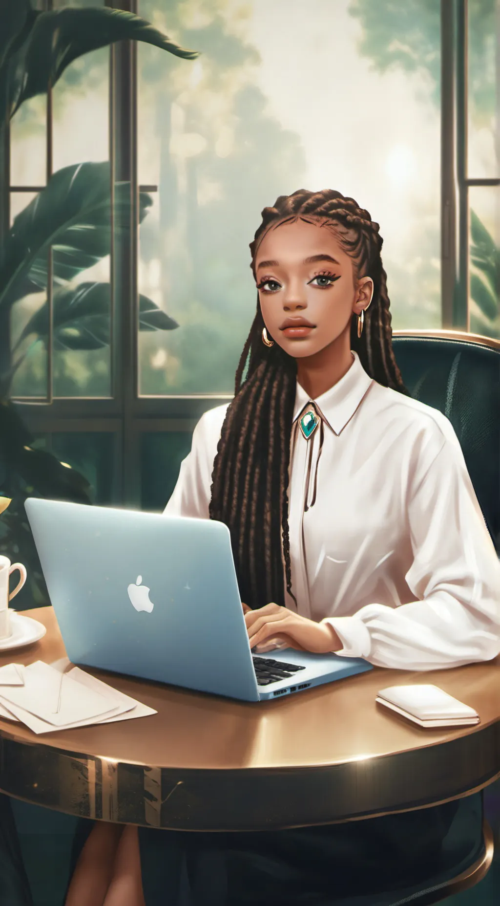 ai character: kind boss background