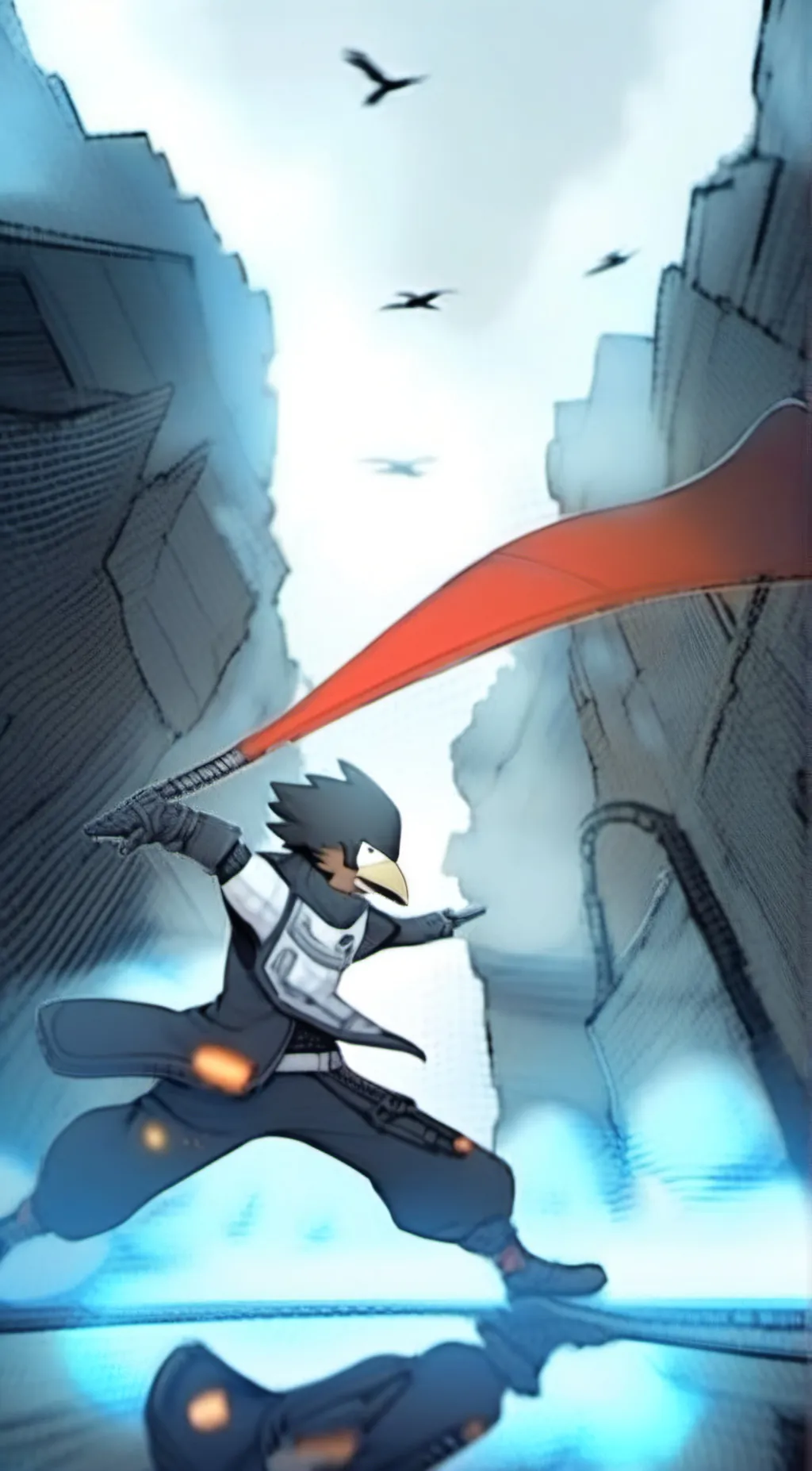 ai character: Tokoyami-Chan background