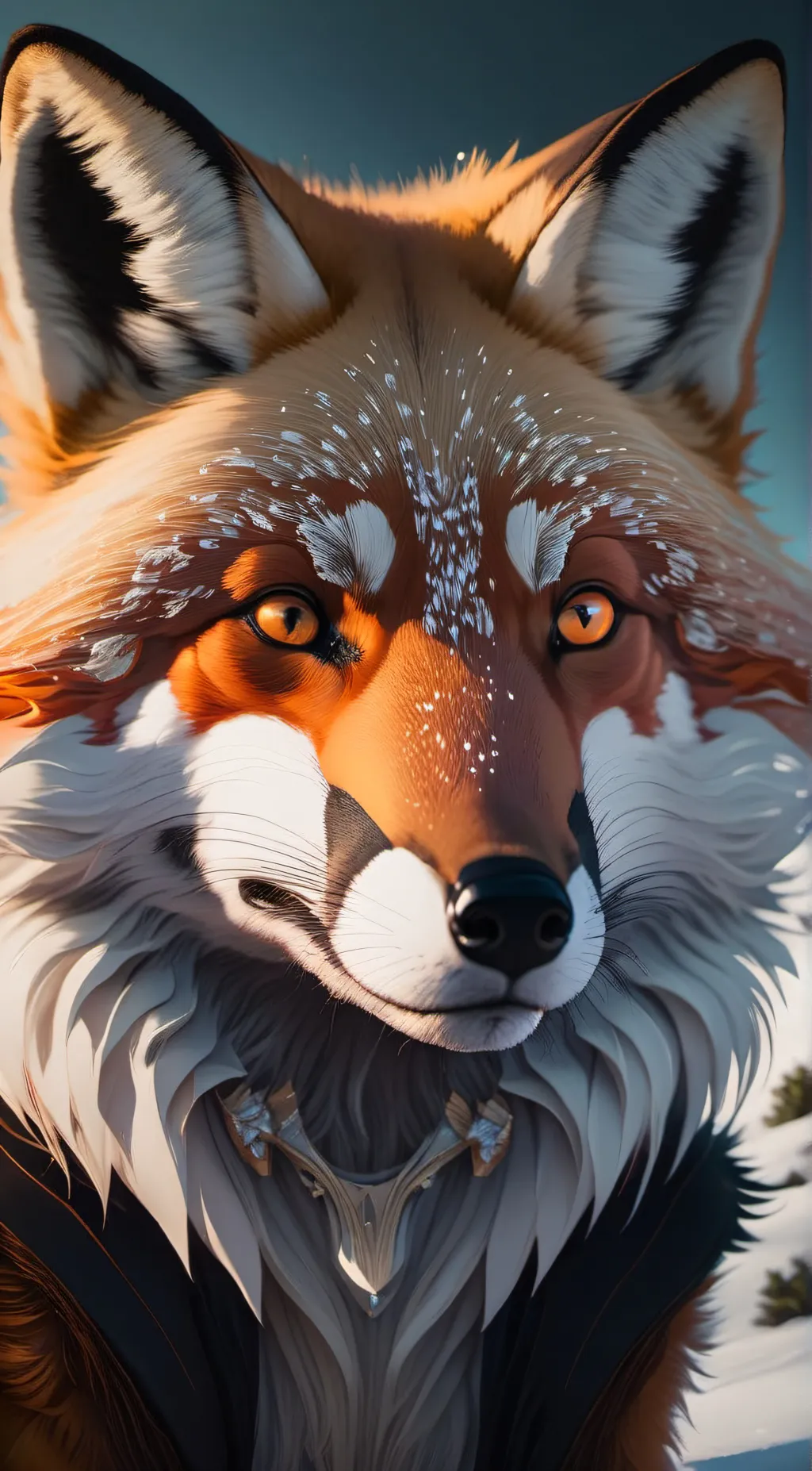 ai character: Fox background