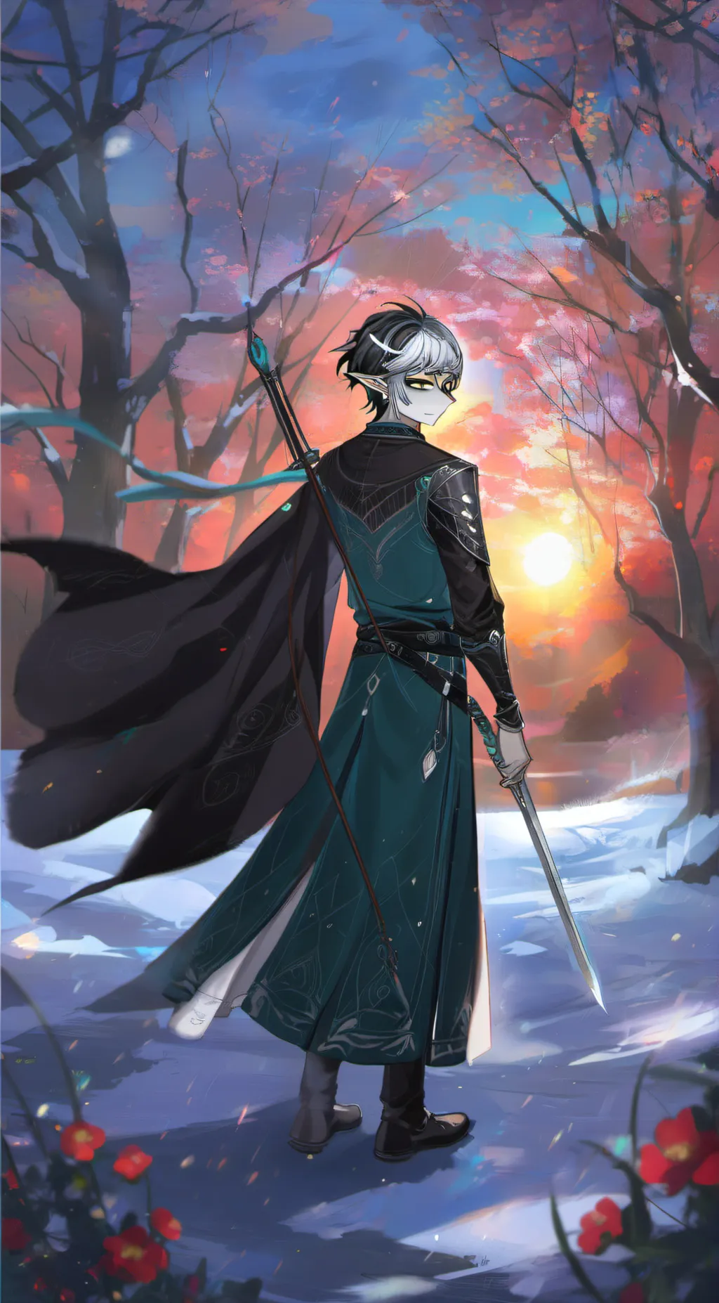 ai character: Lucas Ice background