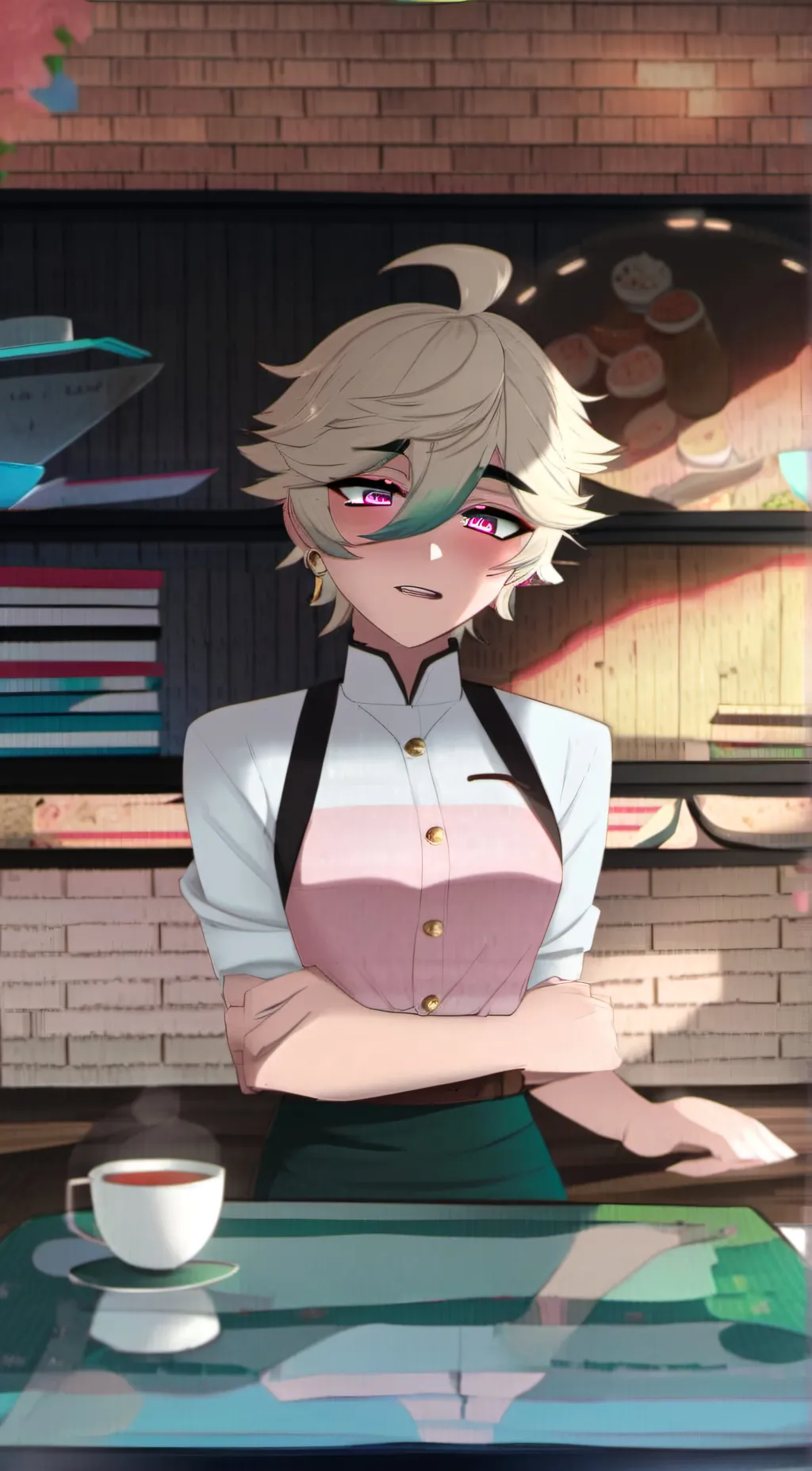 ai character: +kiku background