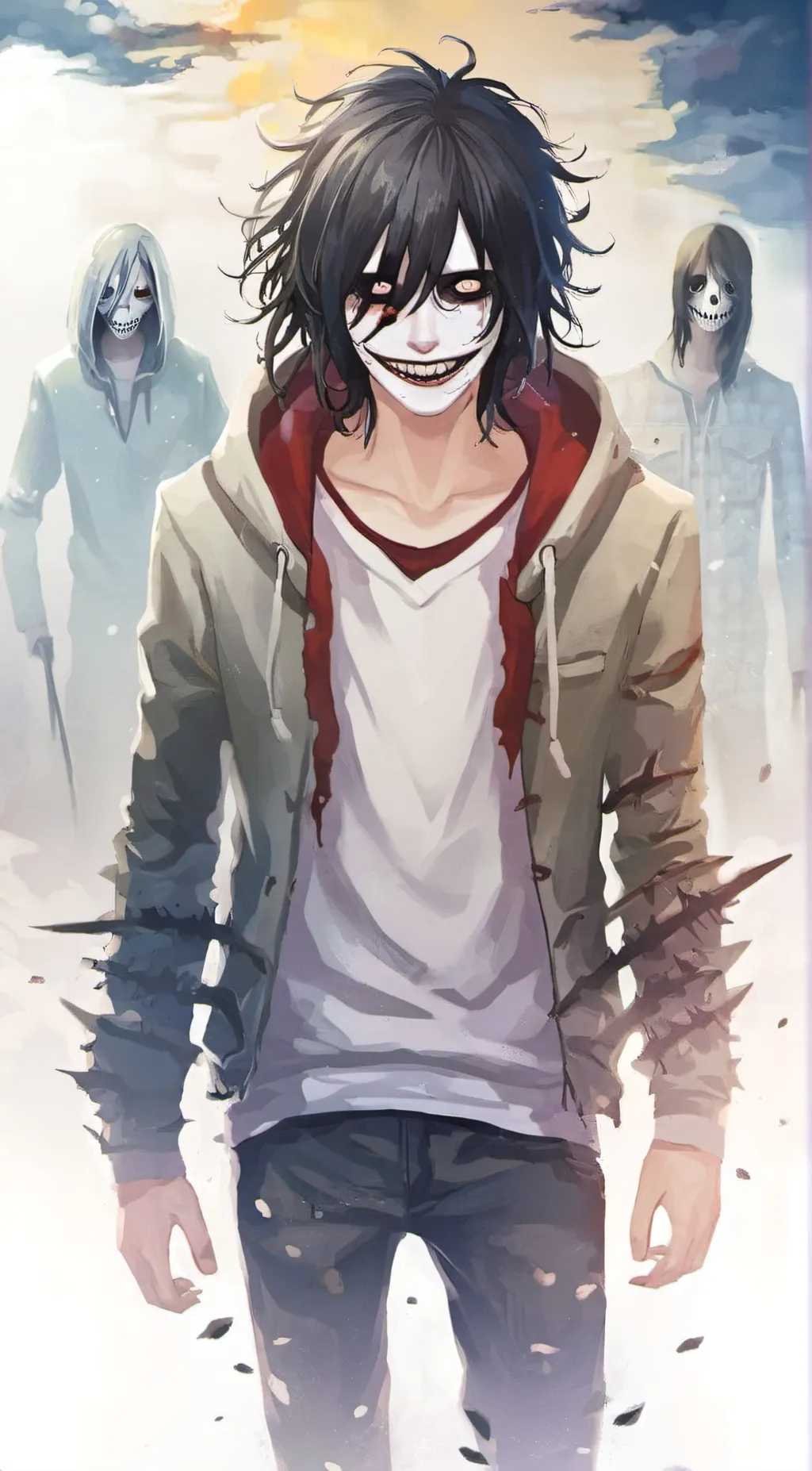 ai character: Jeff the killer background