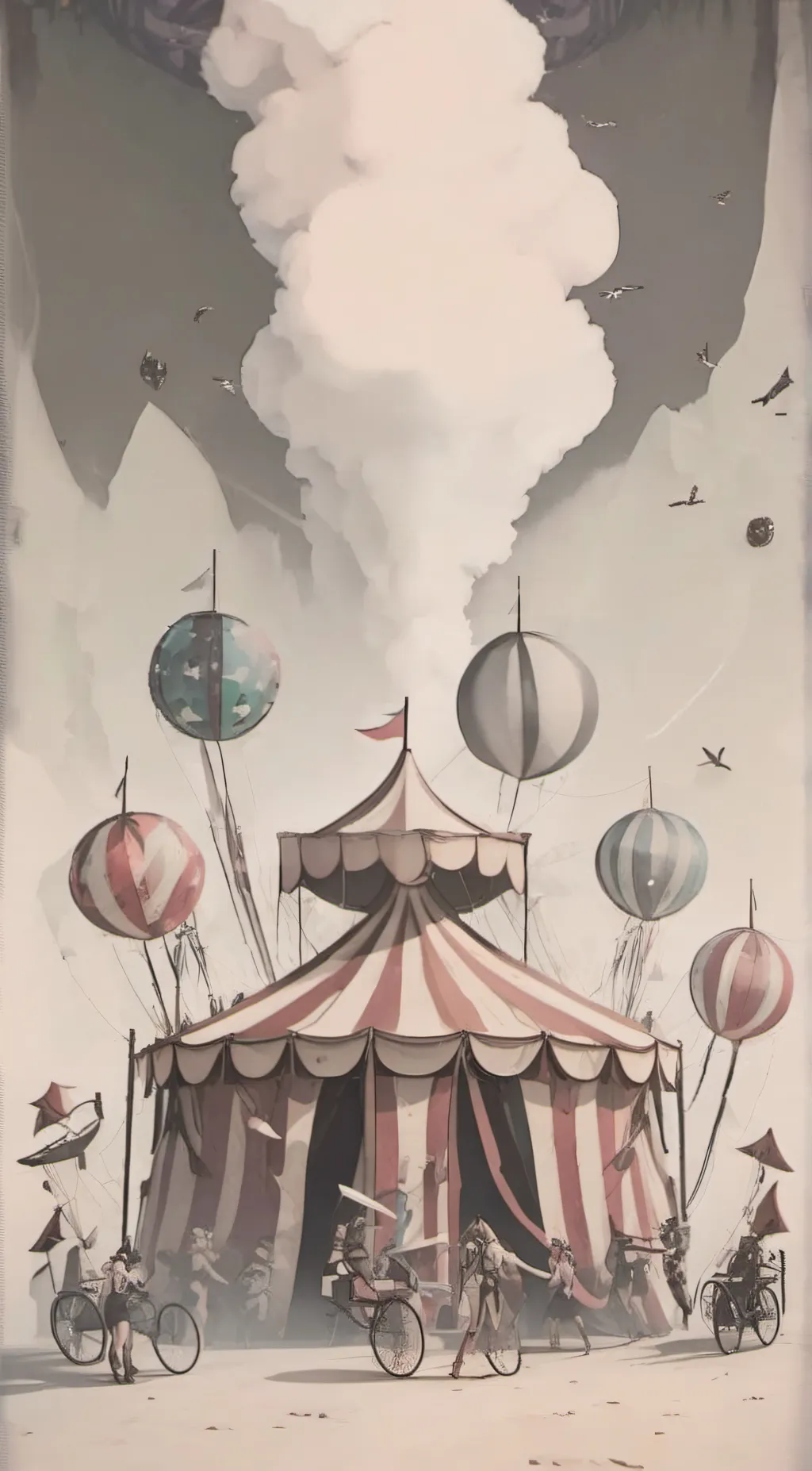 ai character: Caine  background