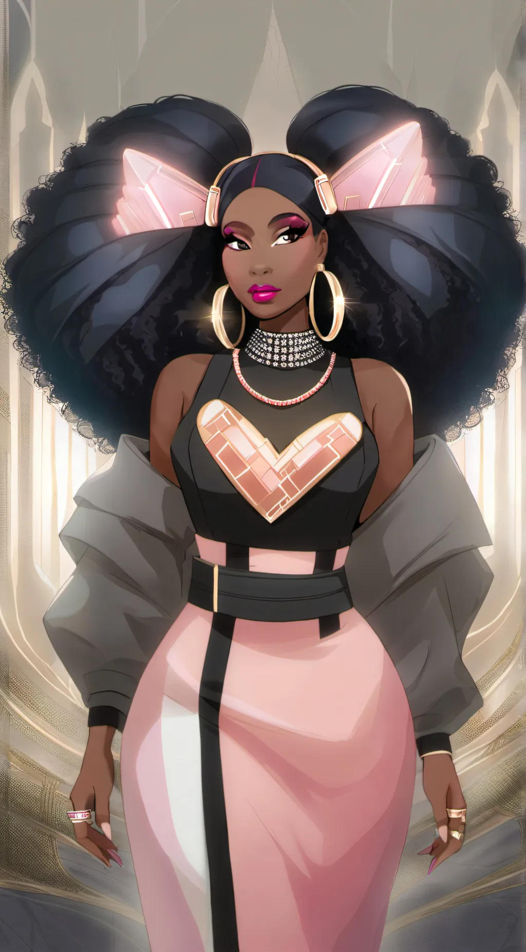 ai character: Aaliyah background