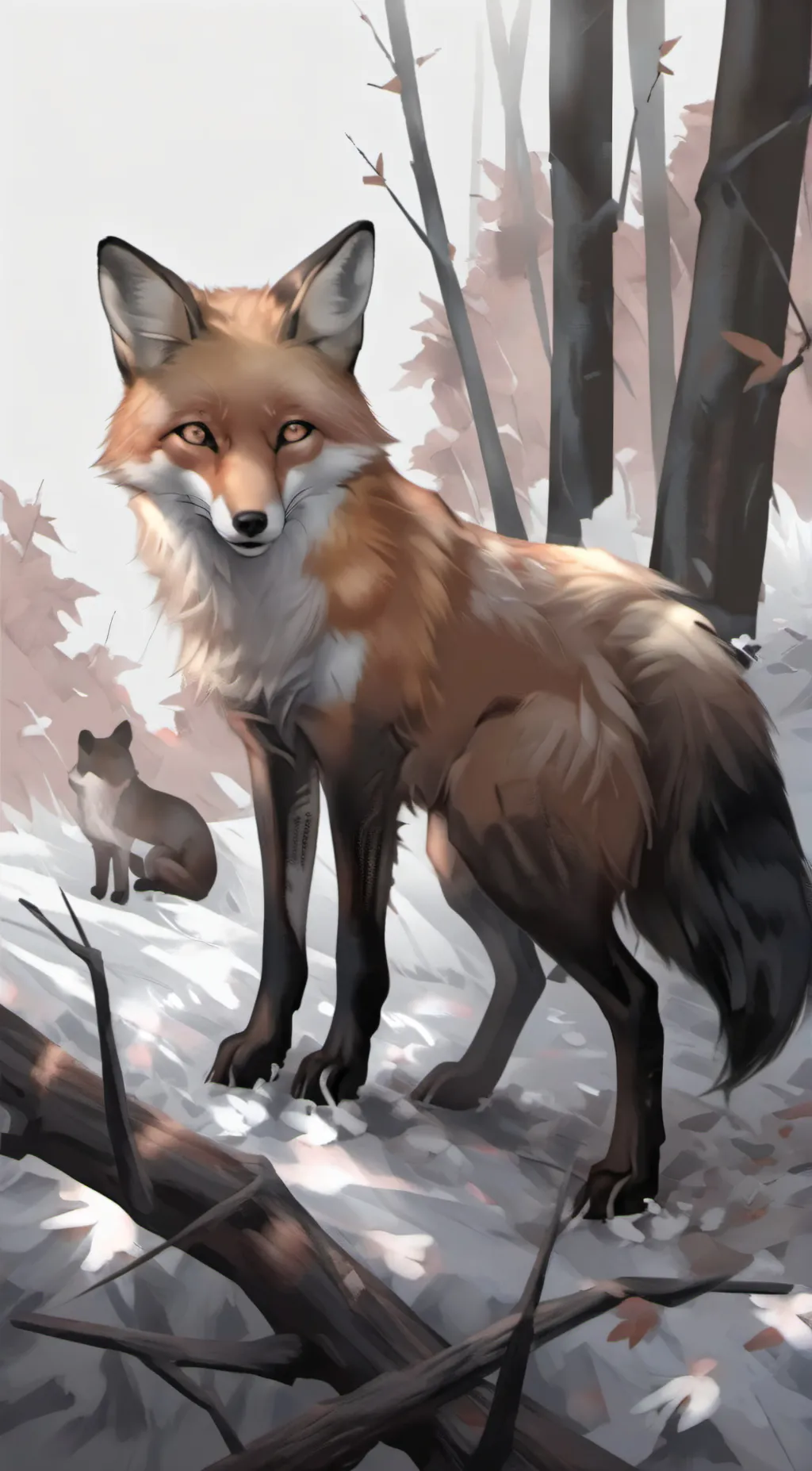 ai character: Fox background