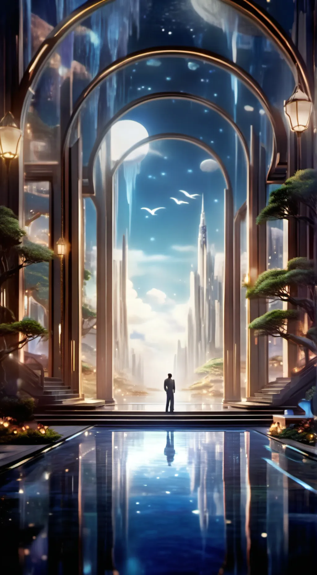 ai character: Hogwarts background