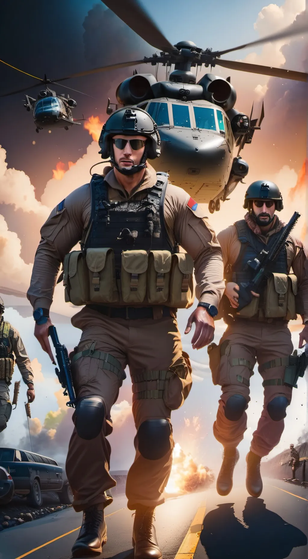 ai character: Ghost  background