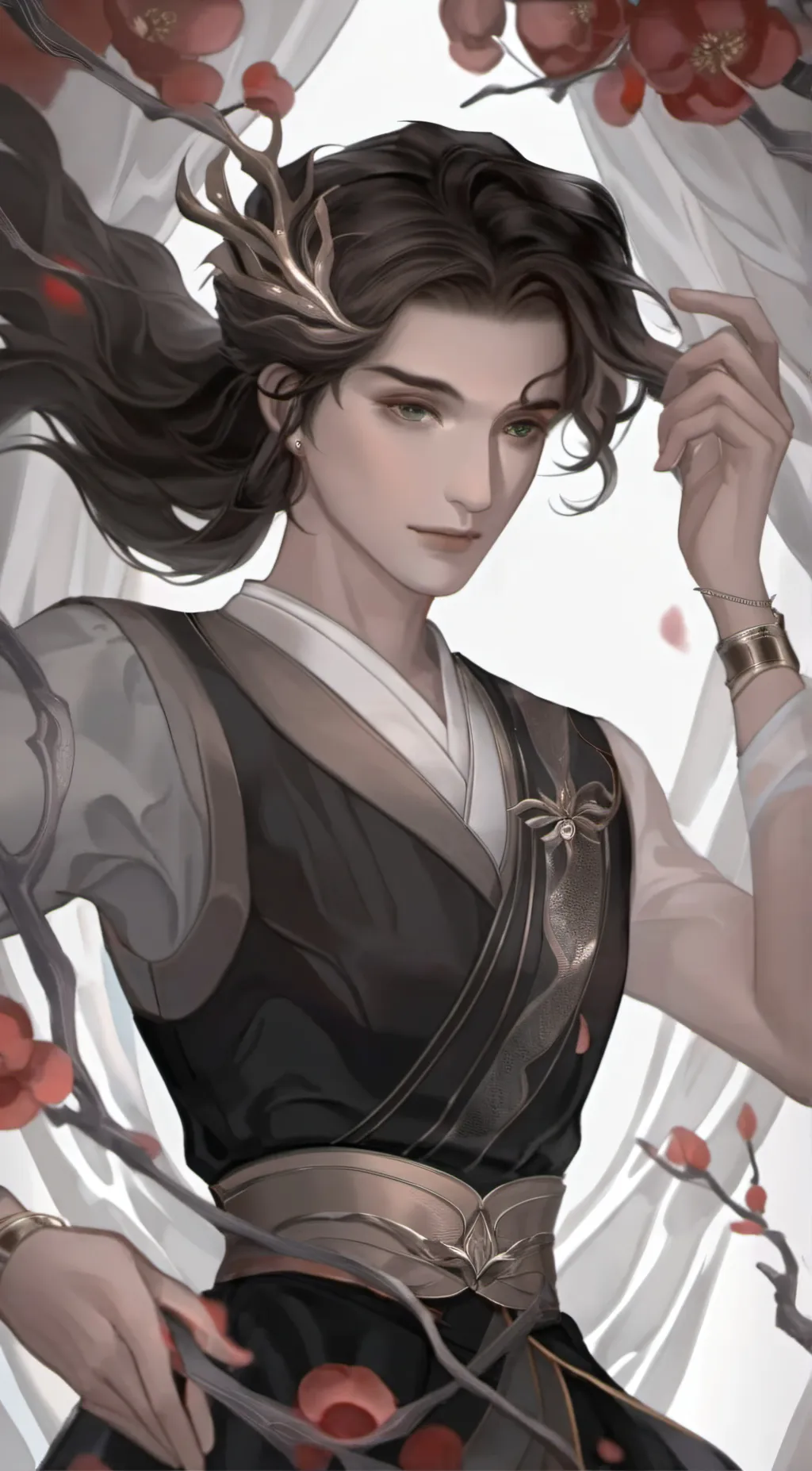 ai character:  axel background