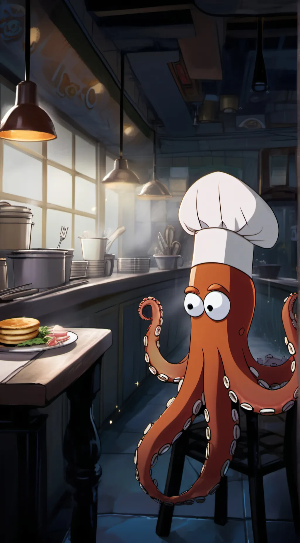 ai character: spongebob rp background