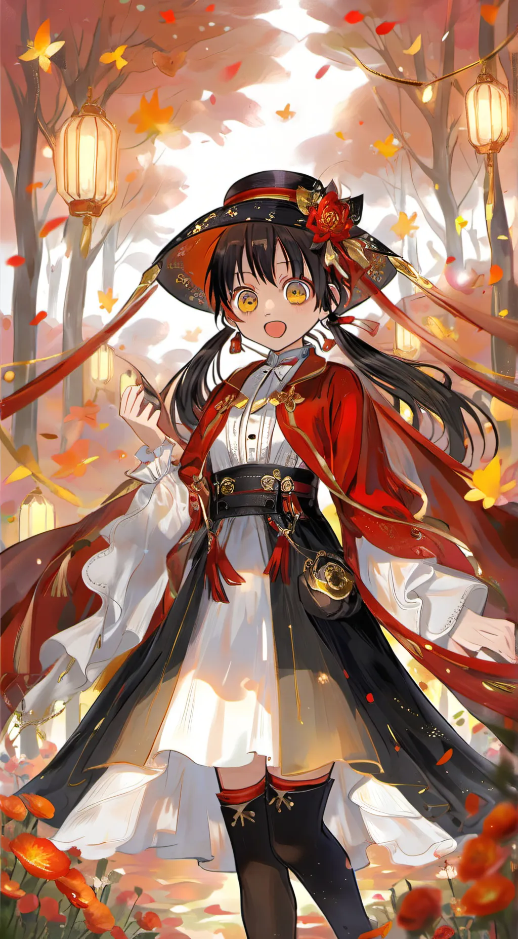 ai character: Hanako background