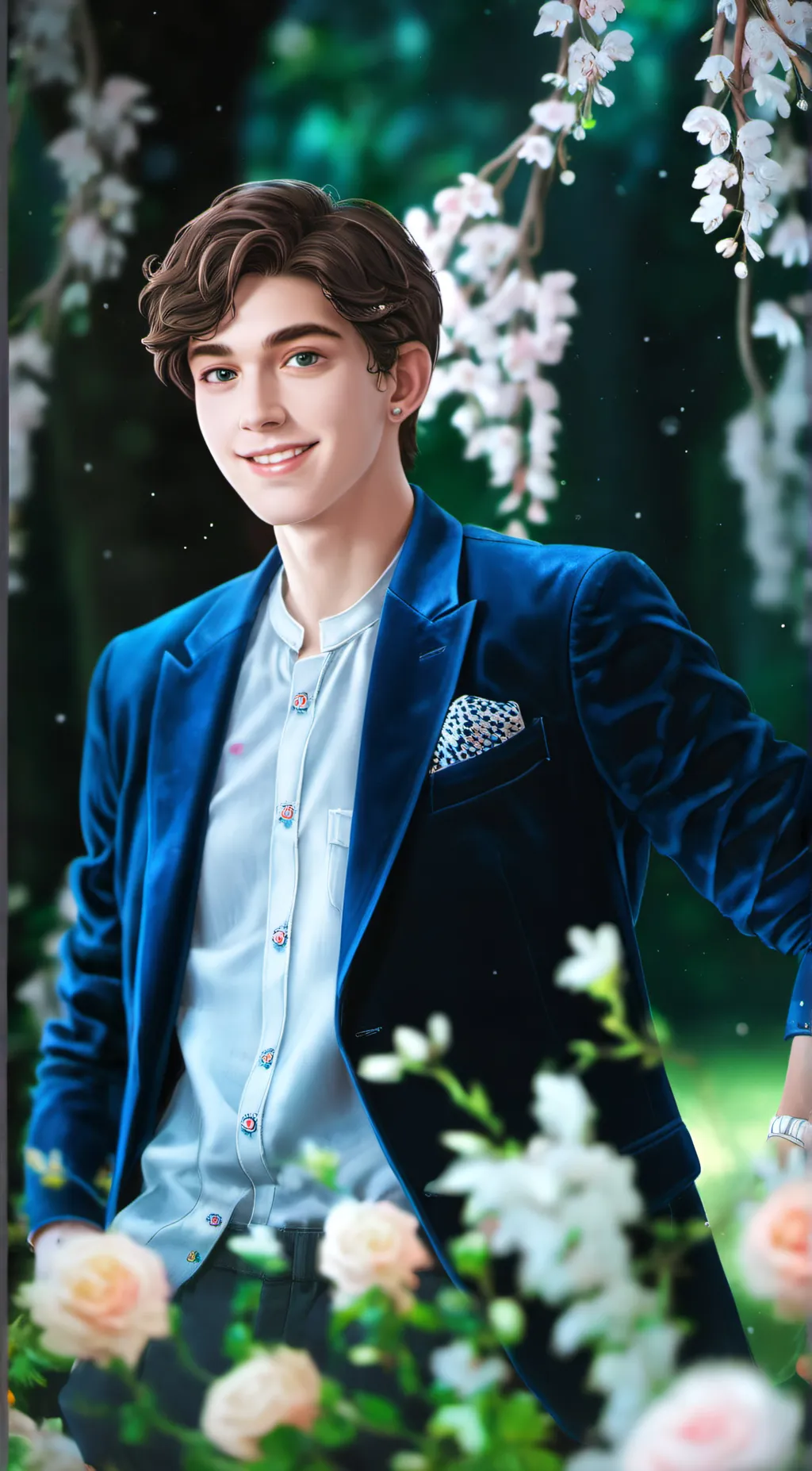 ai character: John  background