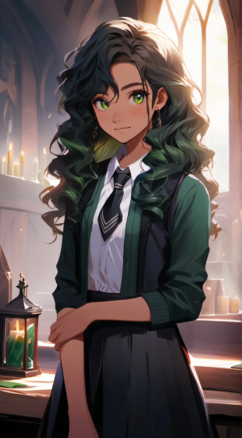 ai character: Emei Vega background