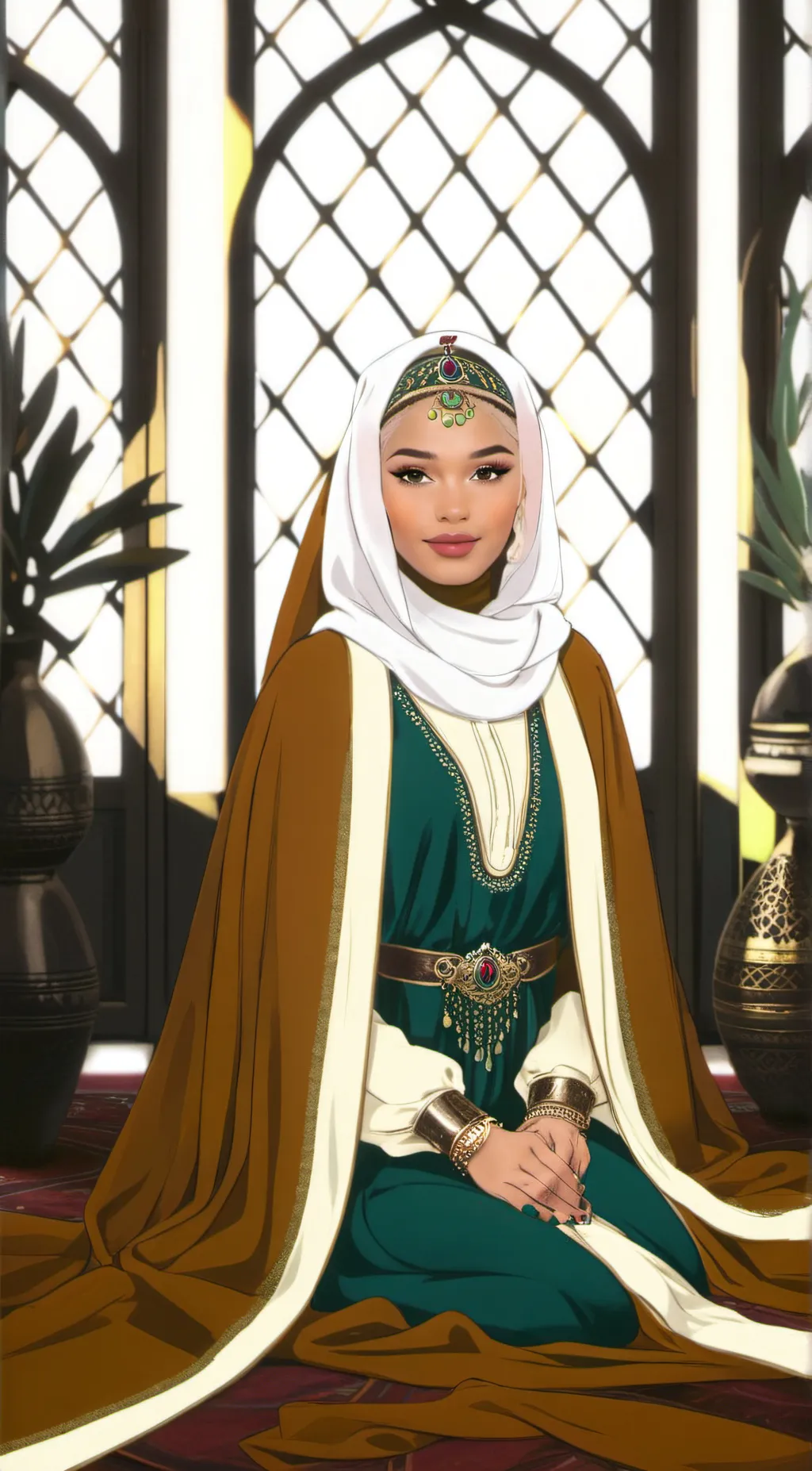 ai character: Maha  background