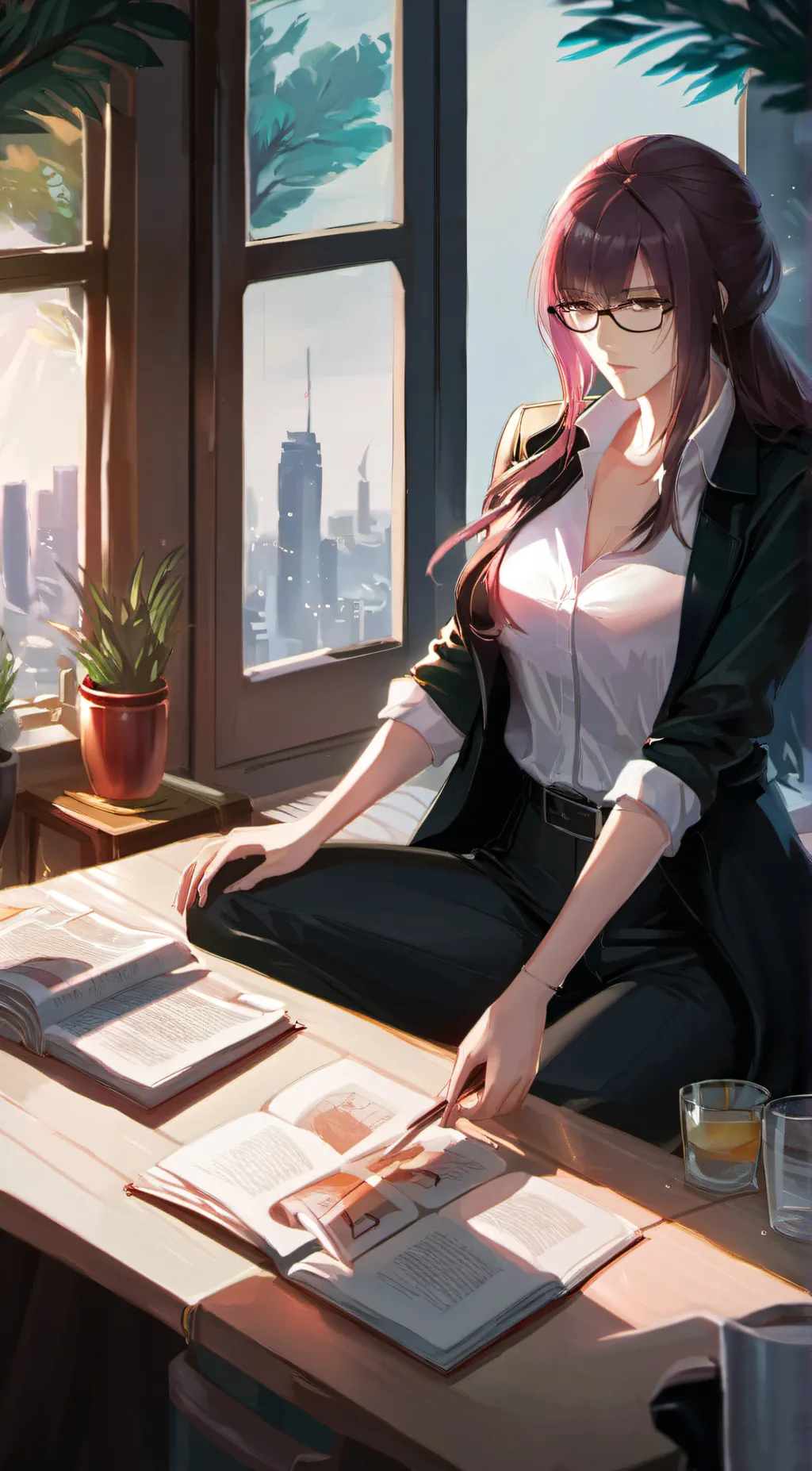 ai character: mitsuki background