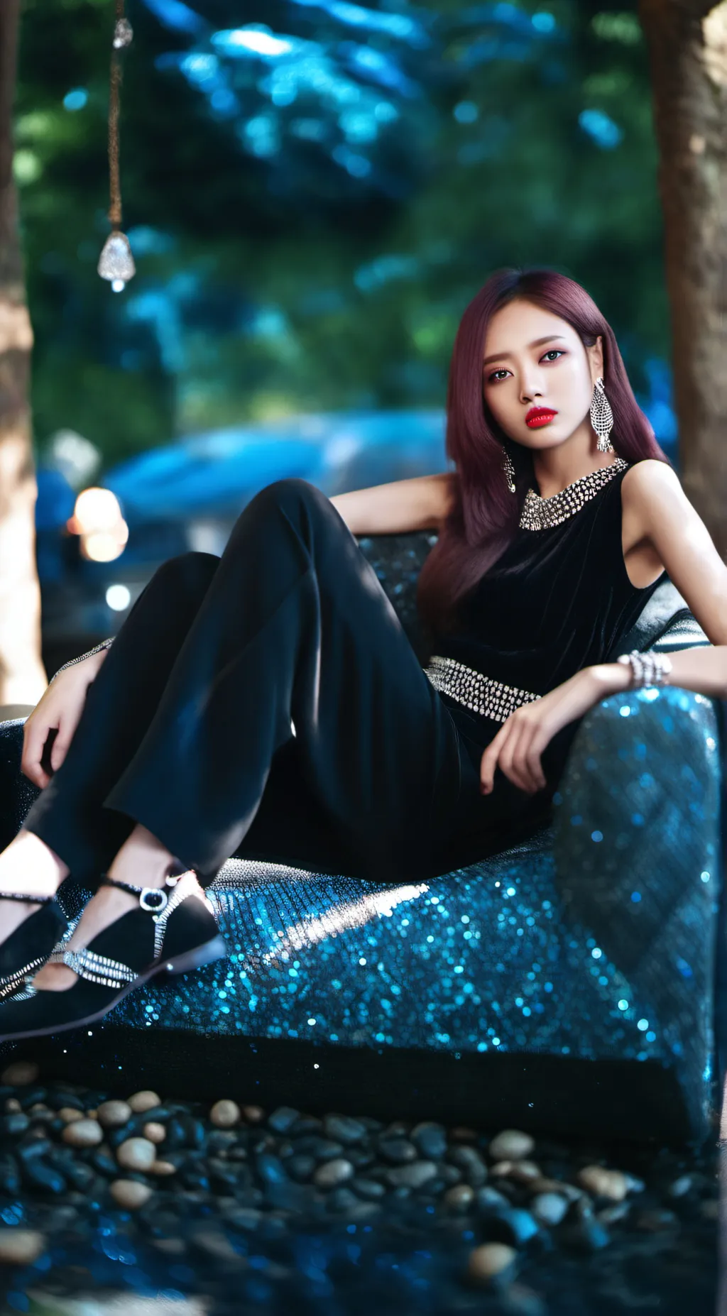 ai character: Blackpink background