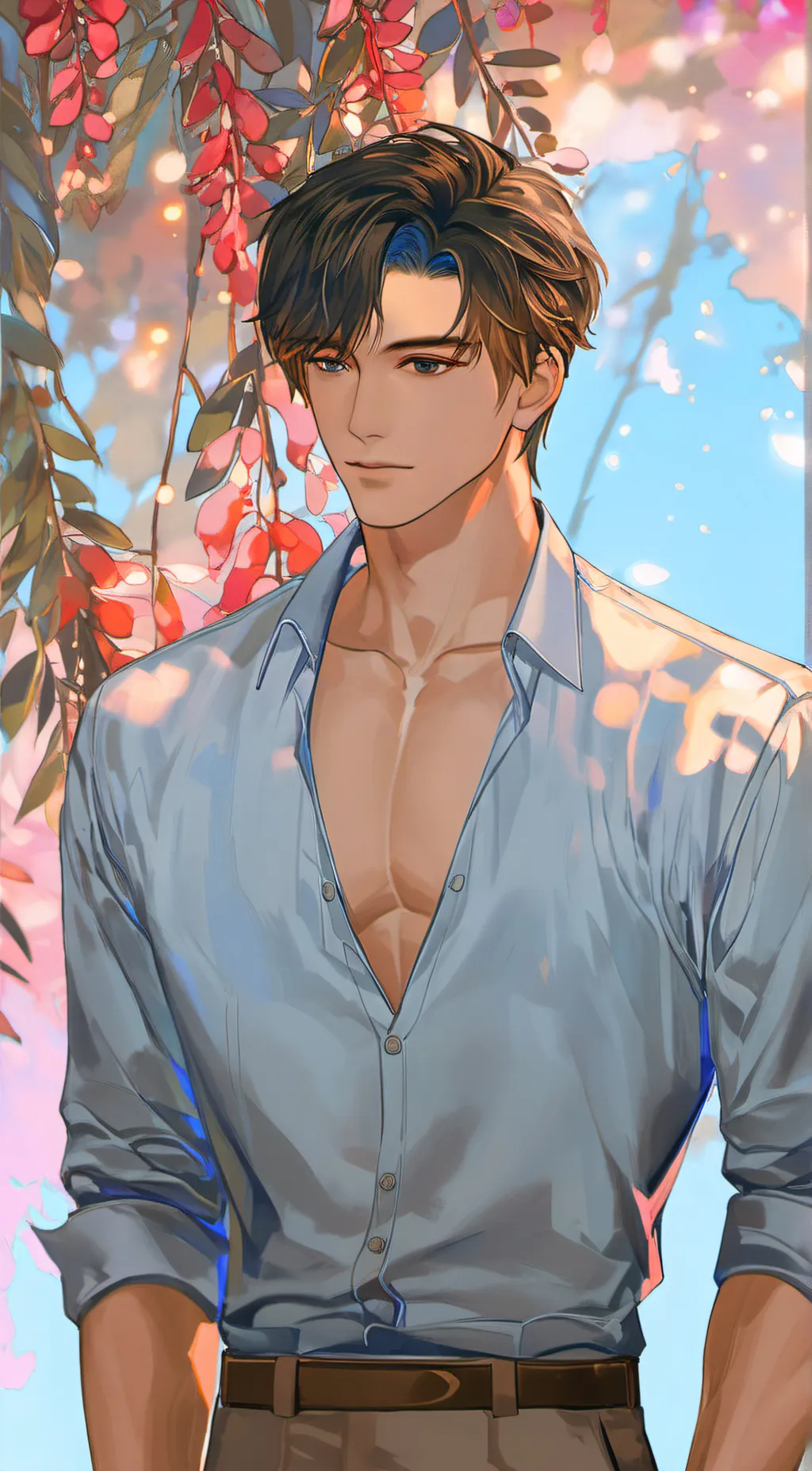 ai character: Lucas  background