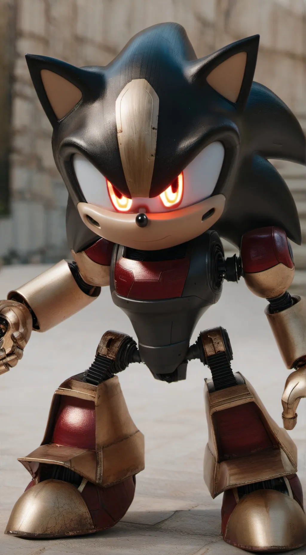 ai character: grim sonic background